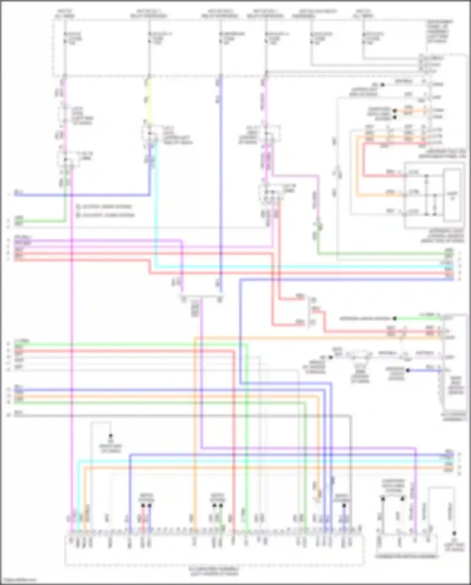 Highlander Toyota IV (2019-2024): Automatic a/c circuit, except hybrid (3 of 4)