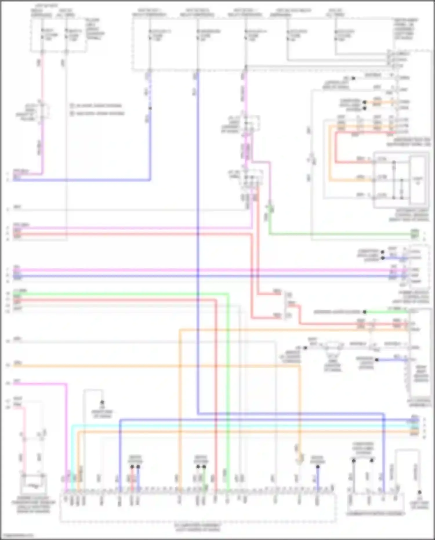 Highlander Toyota IV (2019-2024): Automatic a/c circuit, hybrid (3 of 4)