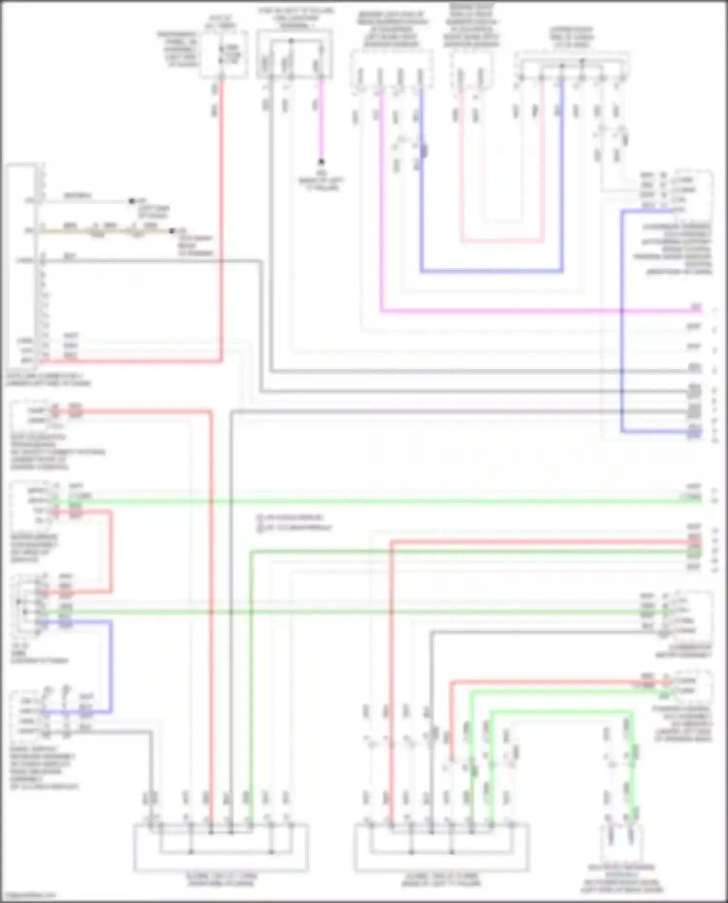Highlander Toyota IV (2019-2024): Computer data lines circuit, except hybrid (1 of 3)