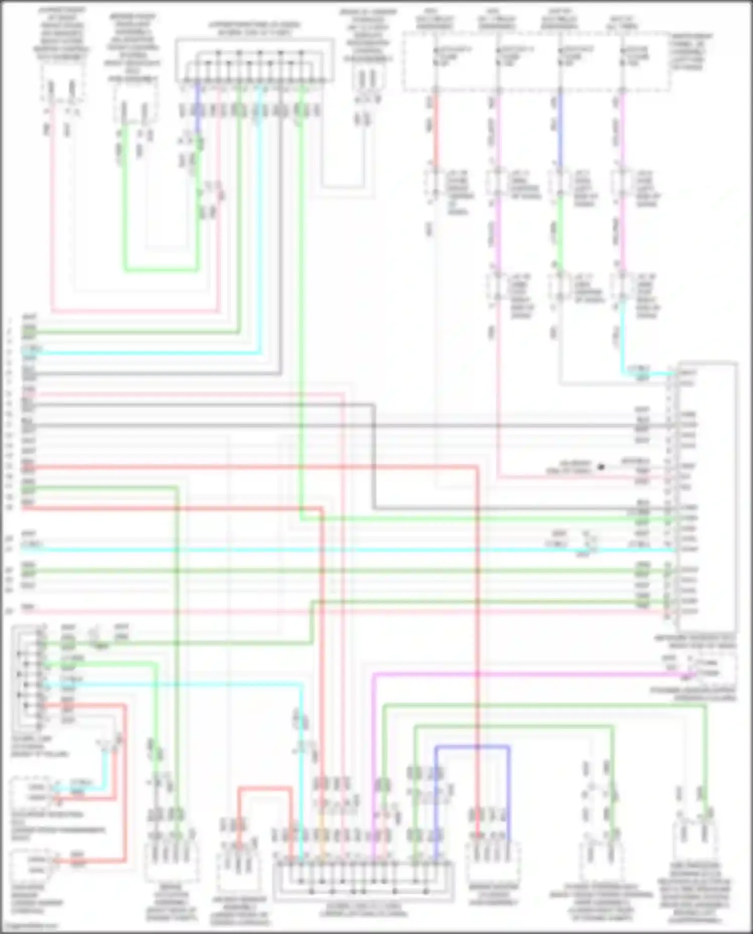 Highlander Toyota IV (2019-2024): Computer data lines circuit, hybrid (3 of 3)