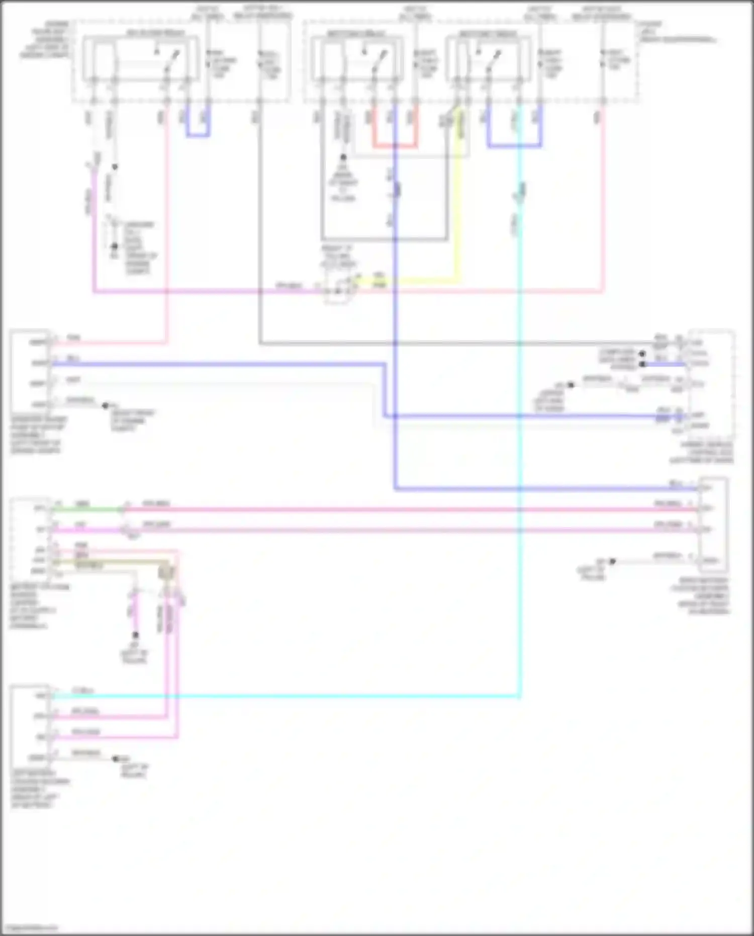 Highlander Toyota IV (2019-2024): Battery cooling fan circuit