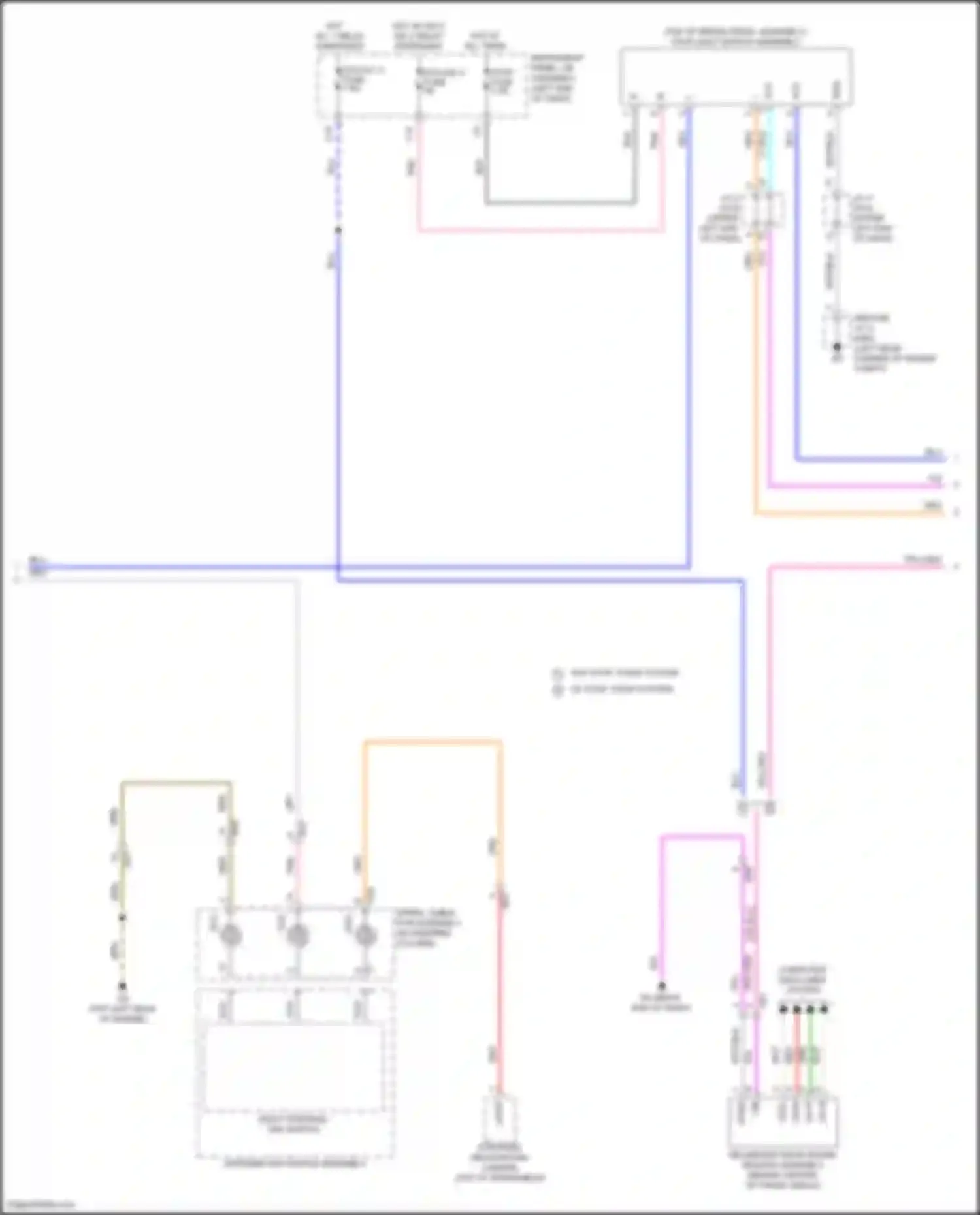 Highlander Toyota IV (2019-2024): Cruise control circuit, except hybrid (2 of 3)