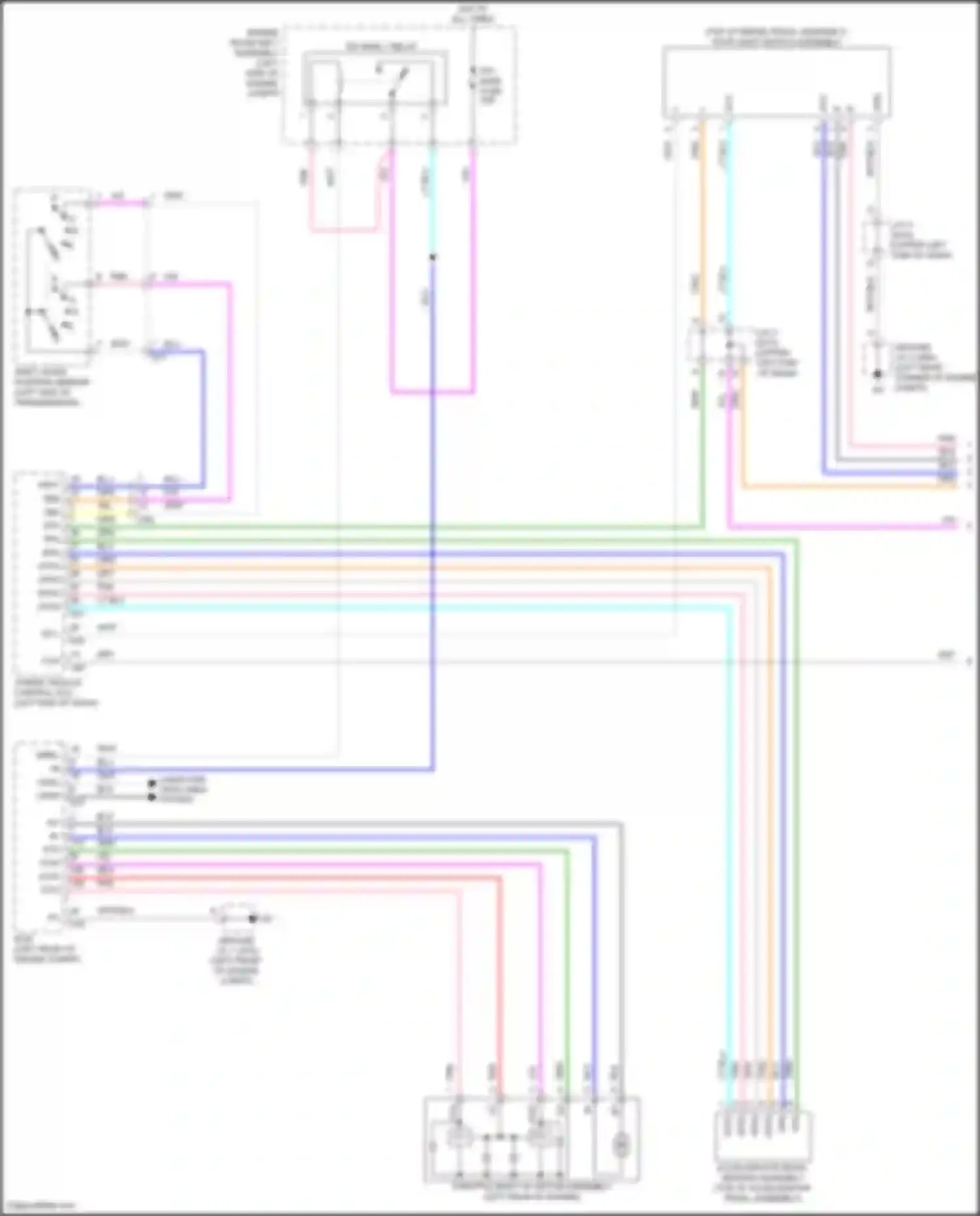 Highlander Toyota IV (2019-2024): Cruise control circuit, hybrid (1 of 3)