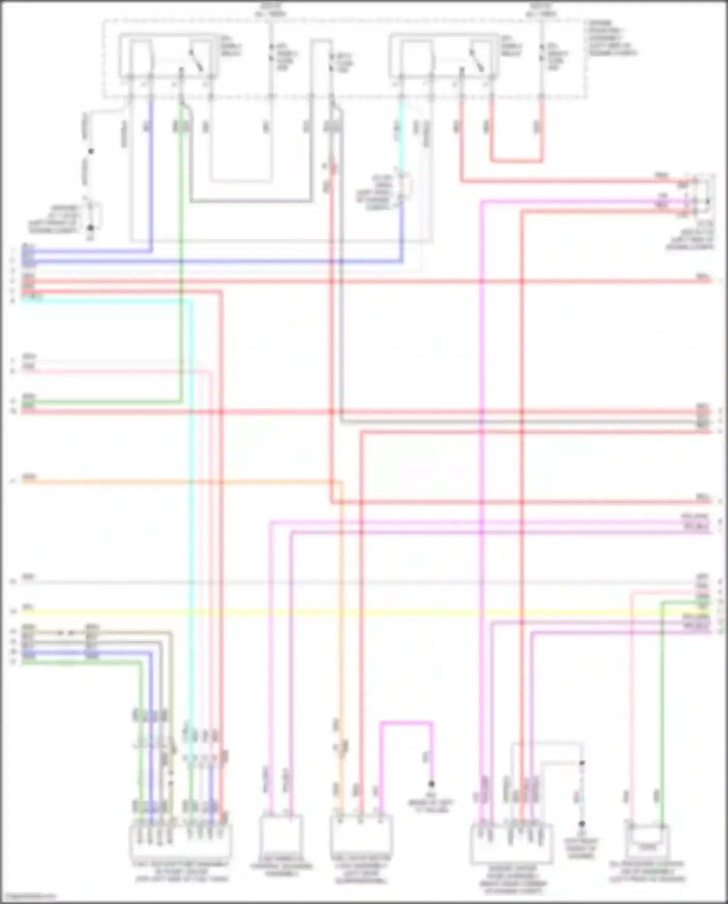 Highlander Toyota IV (2019-2024): Wiring diagram engine performance 2.5l hybrid, engine controls circuit (2 of 7)