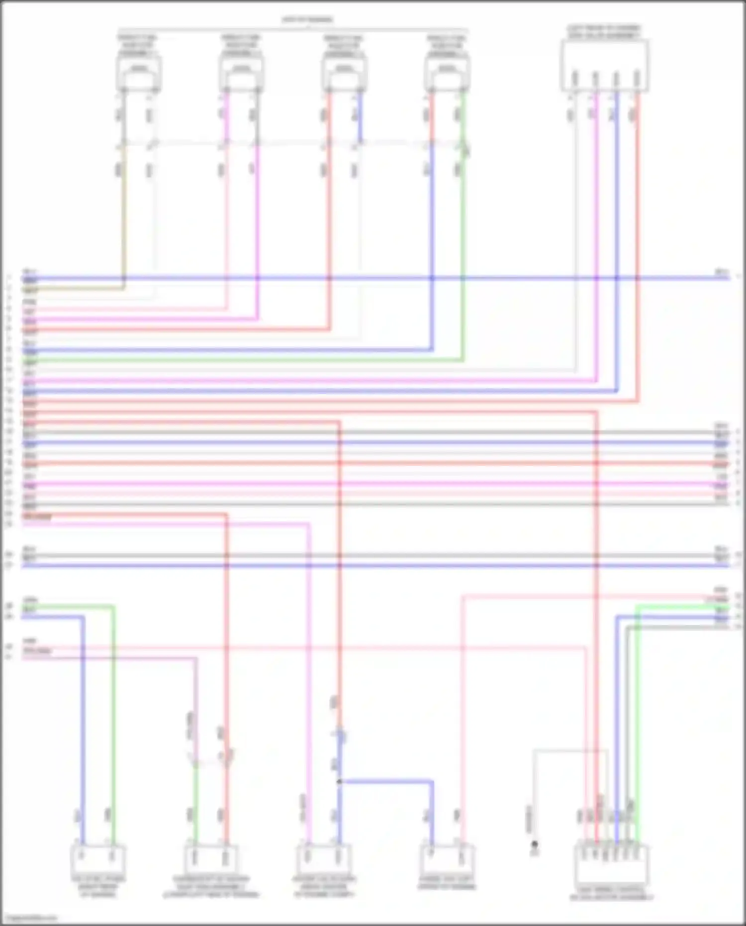 Highlander Toyota IV (2019-2024): Wiring diagram engine performance 2.5l hybrid, engine controls circuit (4 of 7)