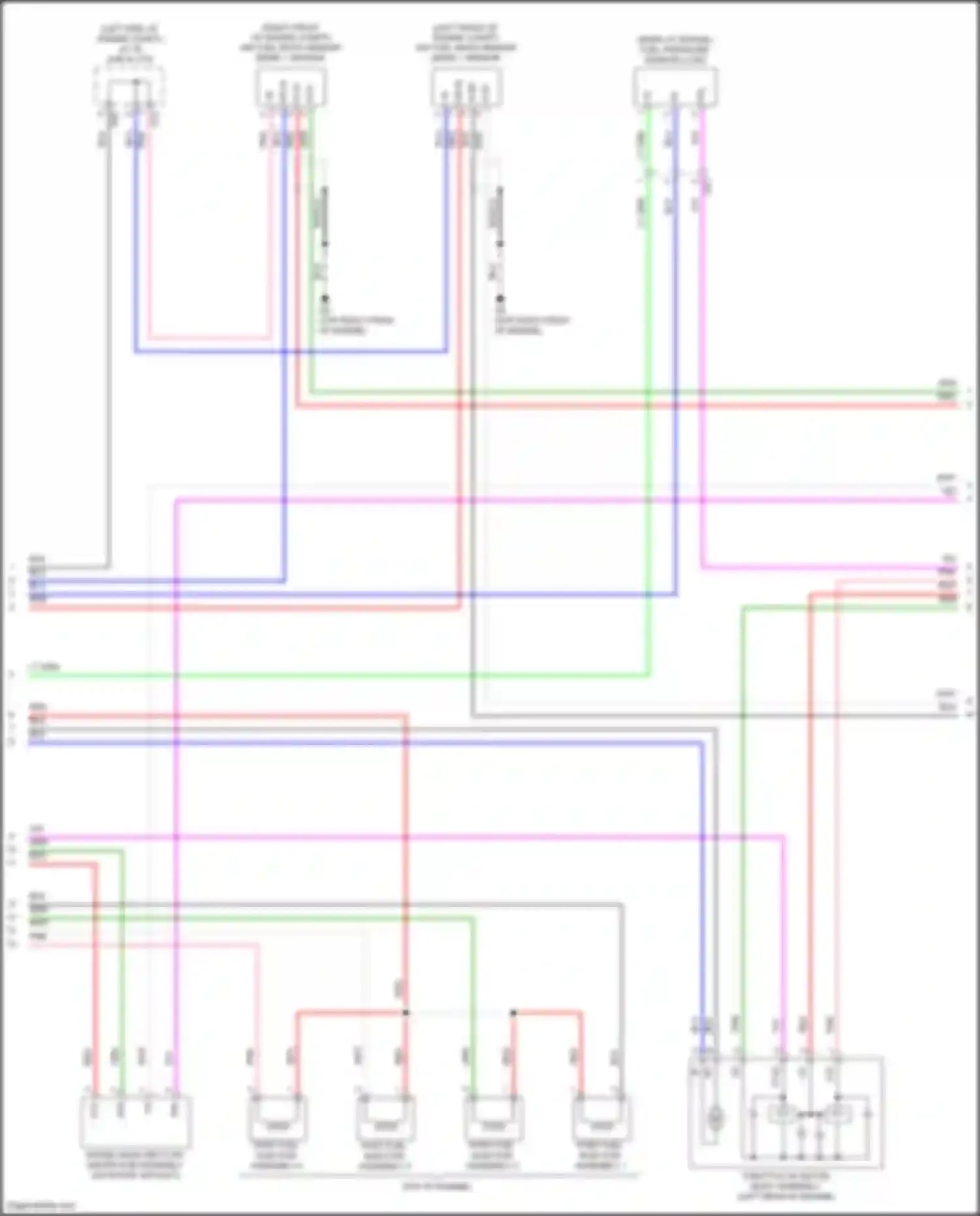 Highlander Toyota IV (2019-2024): Wiring diagram engine performance 2.5l hybrid, engine controls circuit (6 of 7)