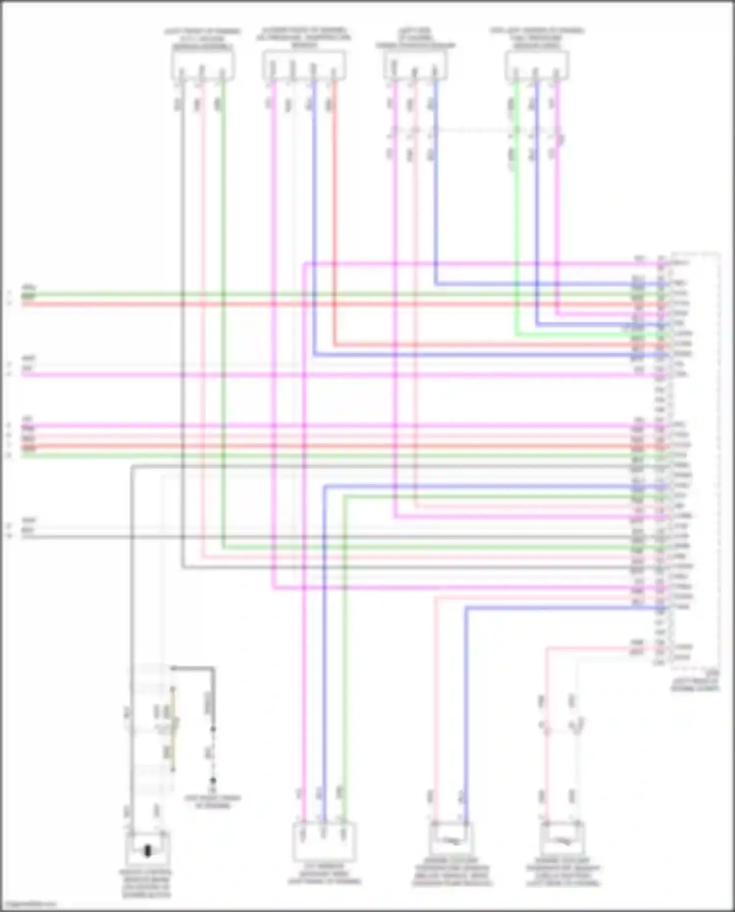 Highlander Toyota IV (2019-2024): Wiring diagram engine performance 2.5l hybrid, engine controls circuit (7 of 7)
