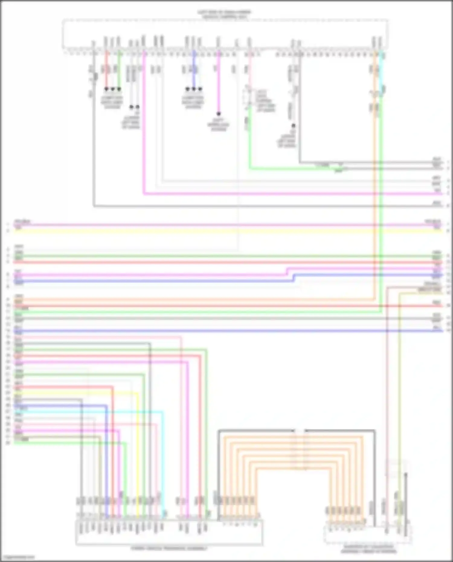 Highlander Toyota IV (2019-2024): Wiring diagram engine performance 2.5l hybrid, hybrid system circuit (4 of 9)