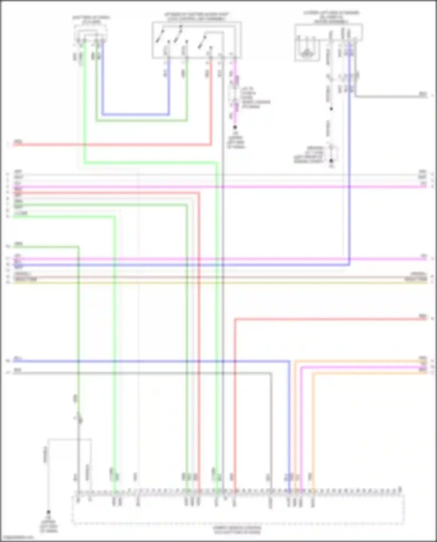 Highlander Toyota IV (2019-2024): Wiring diagram engine performance 2.5l hybrid, hybrid system circuit (7 of 9)