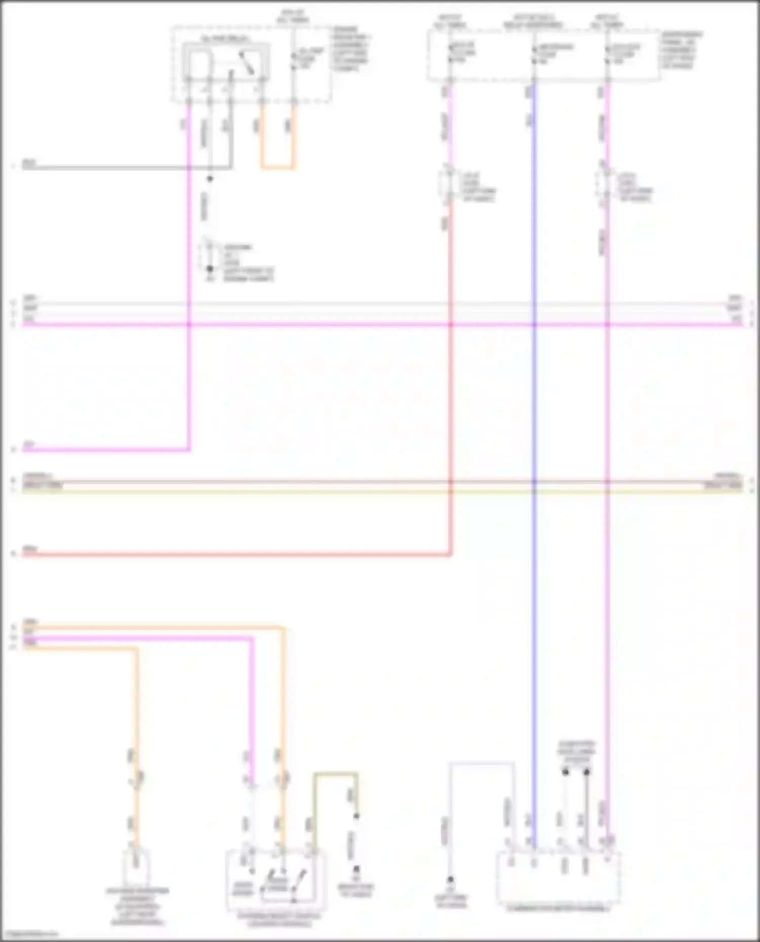 Highlander Toyota IV (2019-2024): Wiring diagram engine performance 2.5l hybrid, hybrid system circuit (8 of 9)