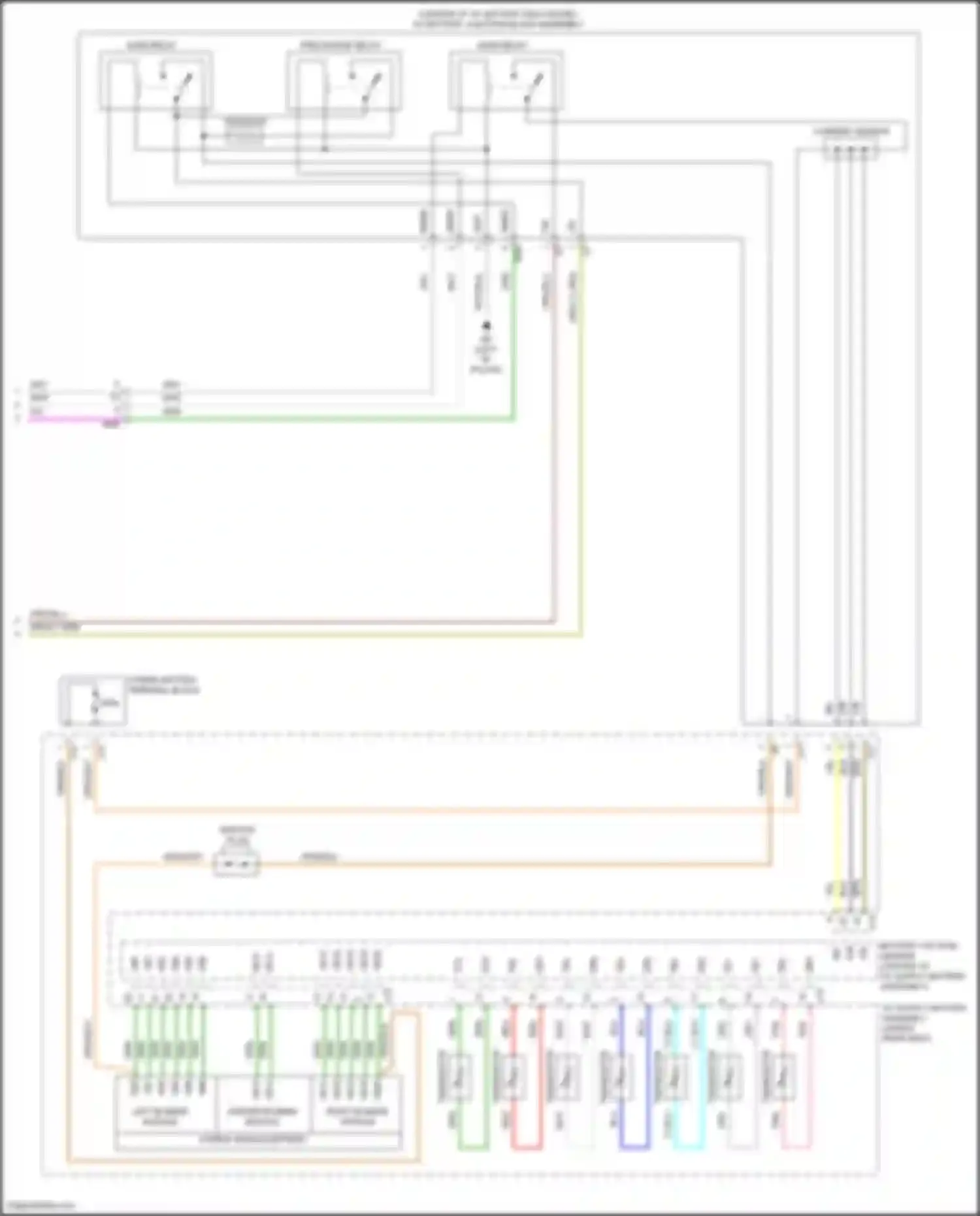 Highlander Toyota IV (2019-2024): Wiring diagram engine performance 2.5l hybrid, hybrid system circuit (9 of 9)