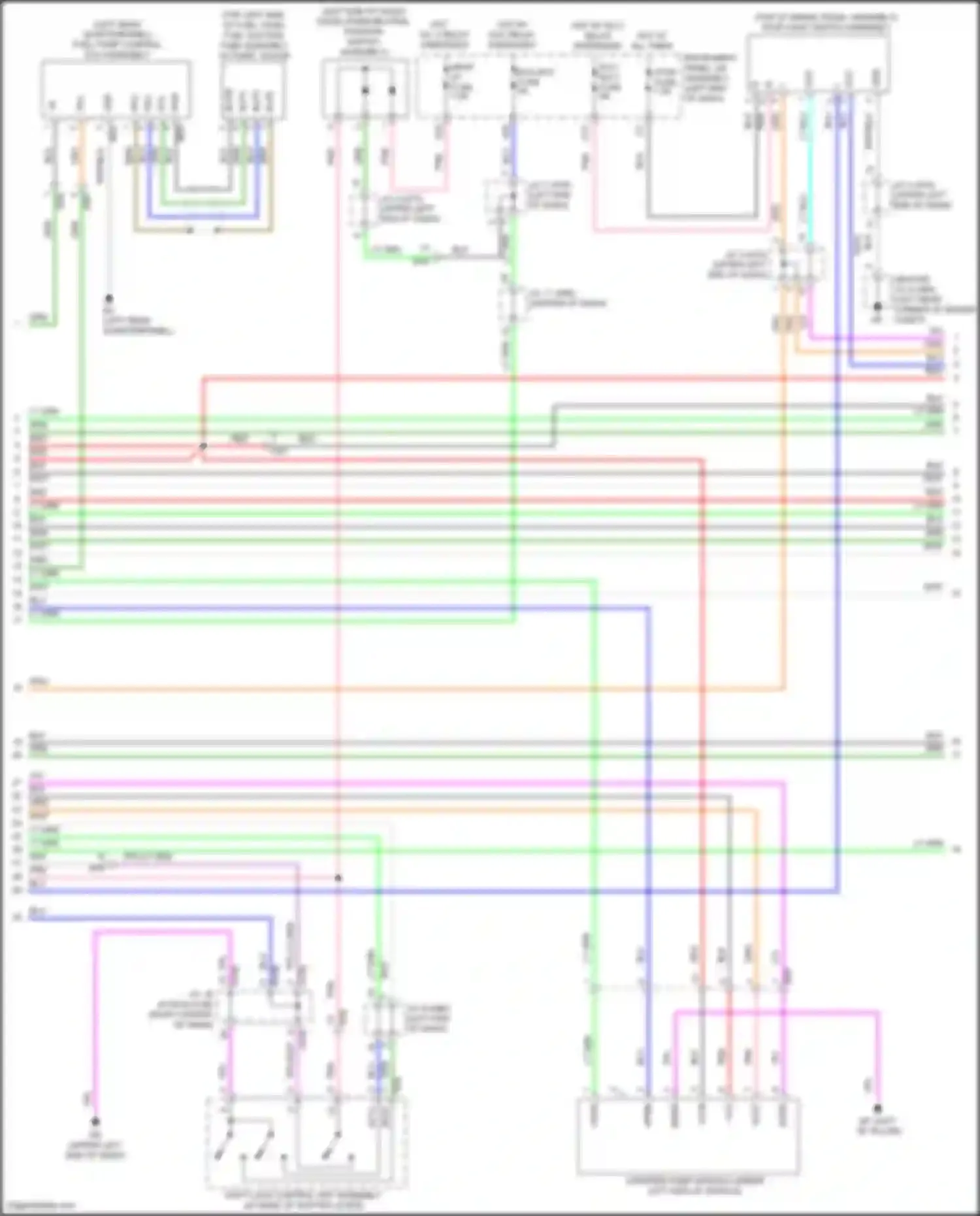 Highlander Toyota IV (2019-2024): Wiring diagram engine performance 3.5l (2 of 8)