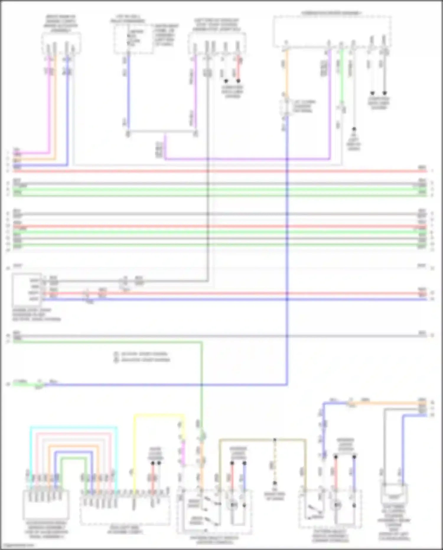 Highlander Toyota IV (2019-2024): Wiring diagram engine performance 3.5l (3 of 8)
