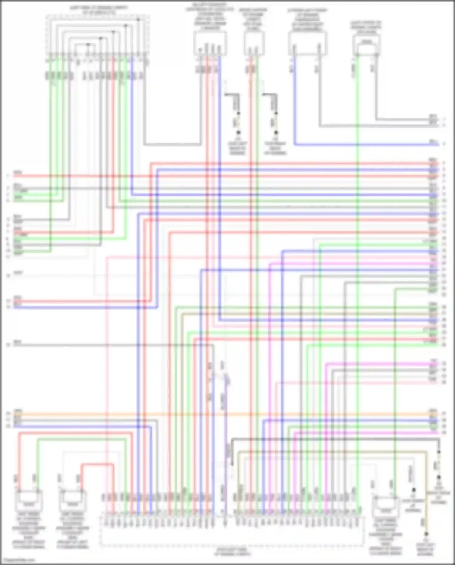 Highlander Toyota IV (2019-2024): Wiring diagram engine performance 3.5l (4 of 8)
