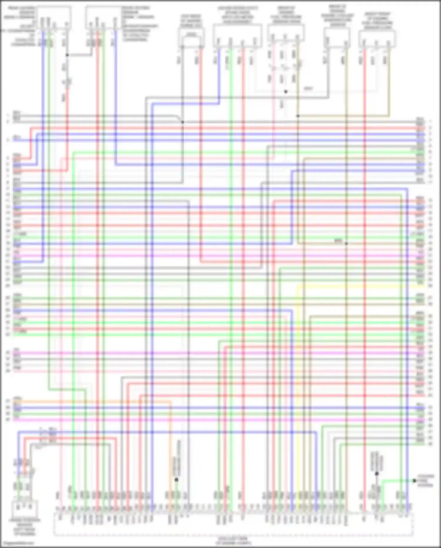 Highlander Toyota IV (2019-2024): Wiring diagram engine performance 3.5l (5 of 8)