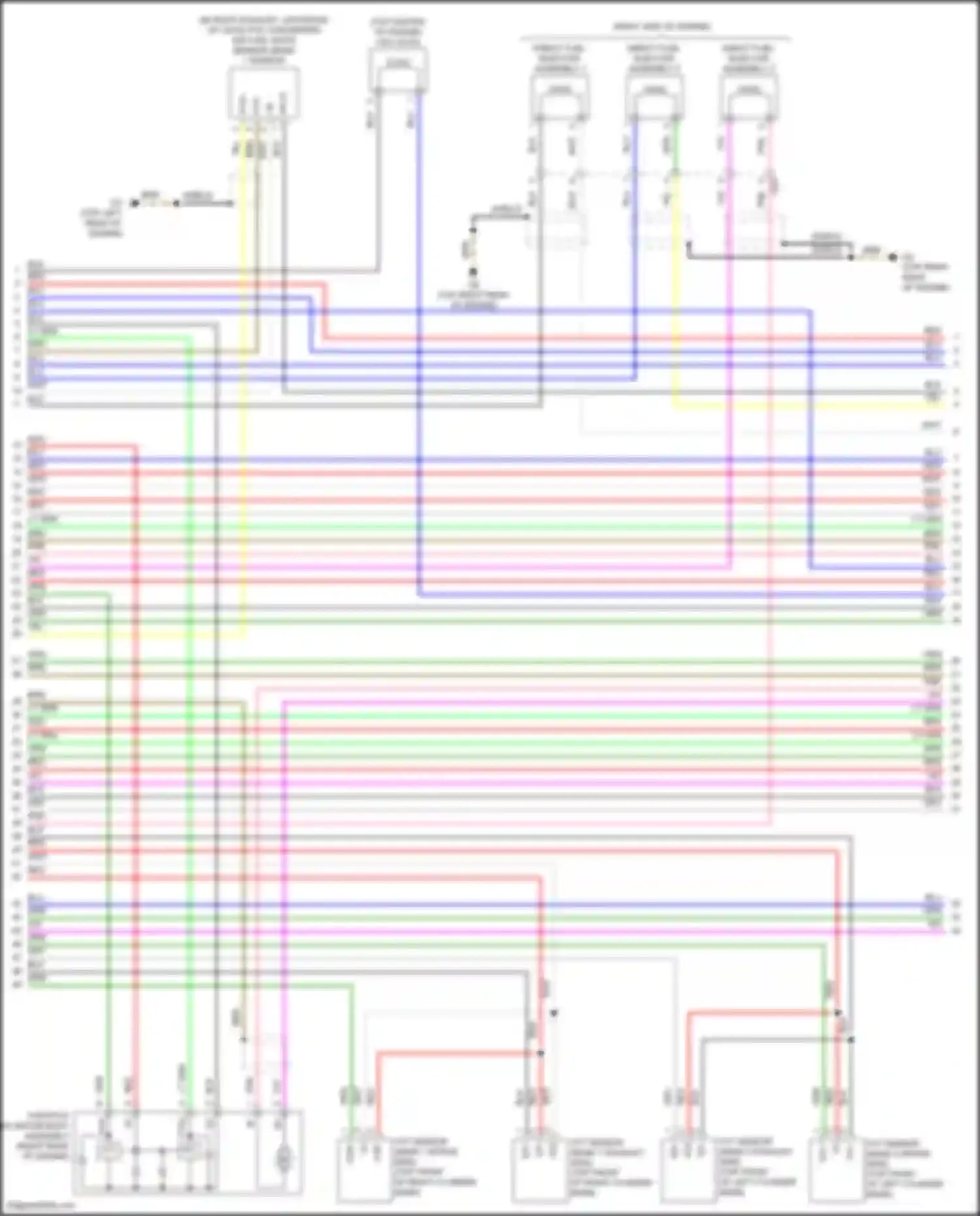 Highlander Toyota IV (2019-2024): Wiring diagram engine performance 3.5l (6 of 8)