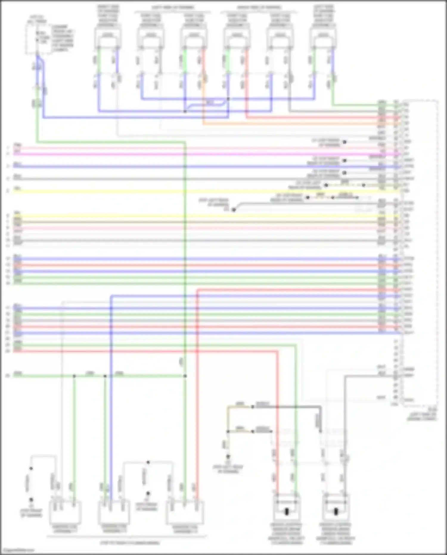 Highlander Toyota IV (2019-2024): Wiring diagram engine performance 3.5l (8 of 8)