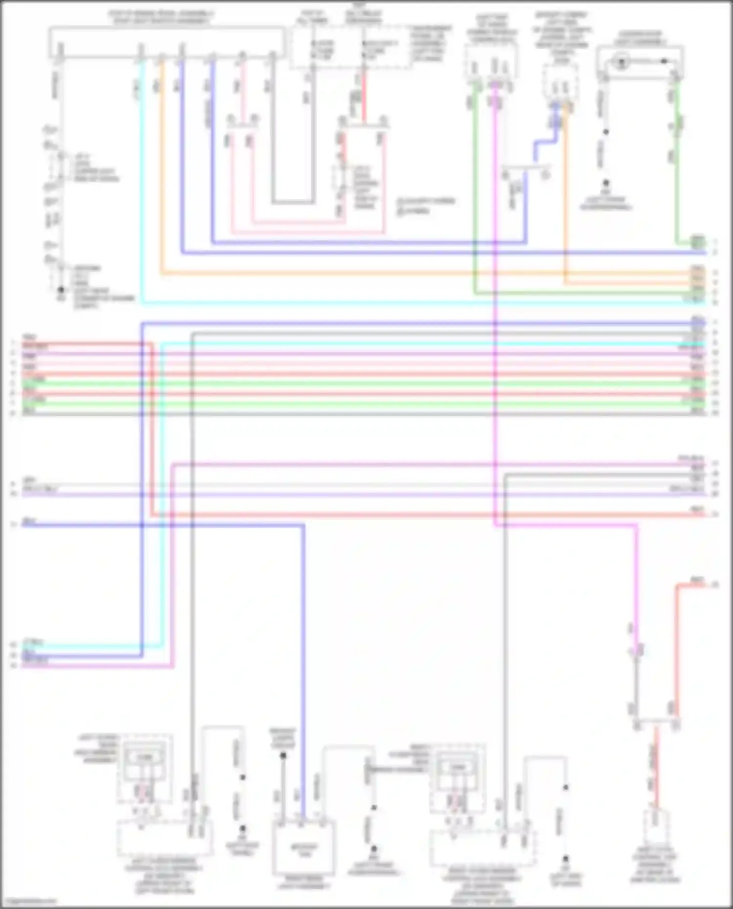 Highlander Toyota IV (2019-2024): Exterior lamps circuit (3 of 5)