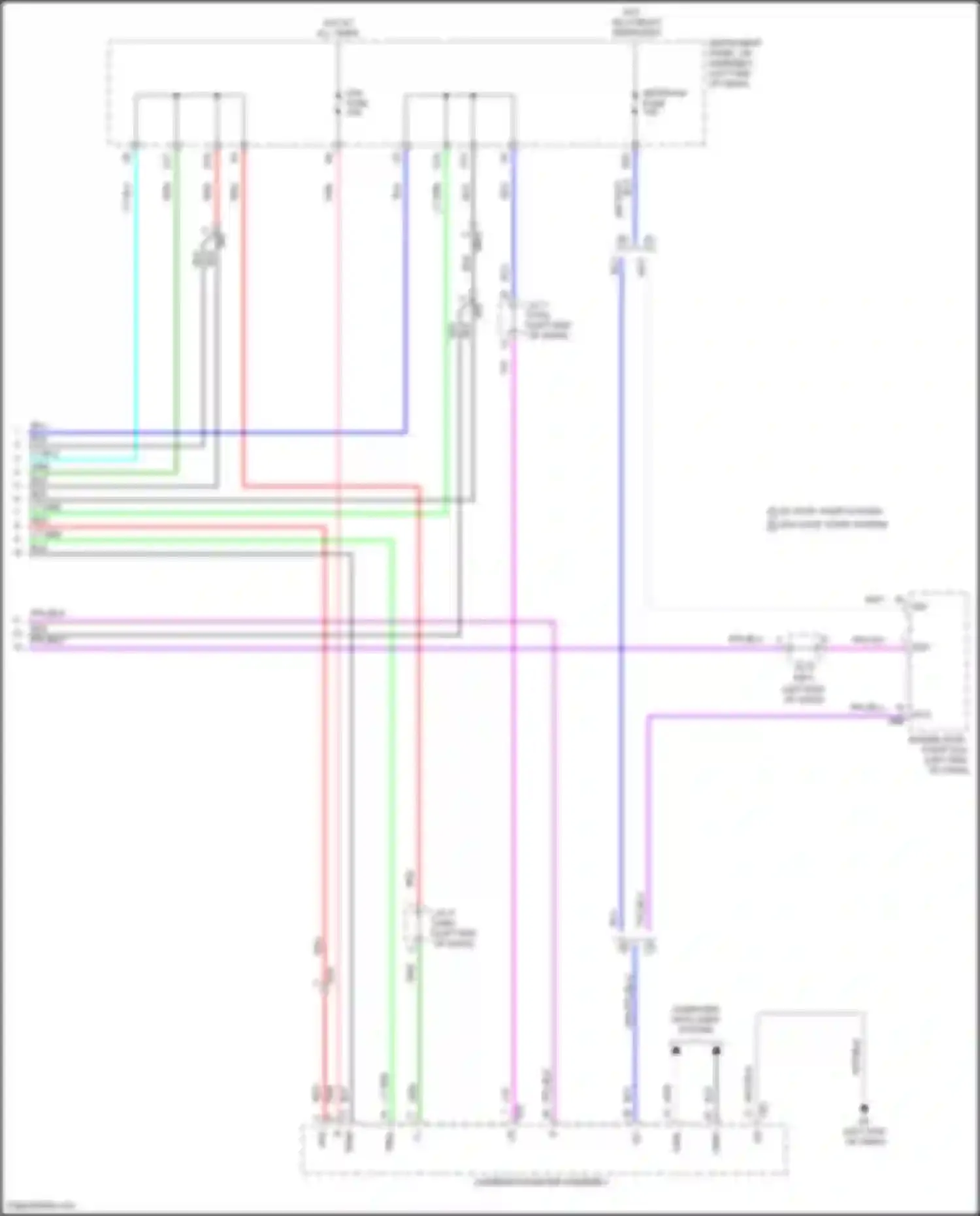 Highlander Toyota IV (2019-2024): Exterior lamps circuit (5 of 5)