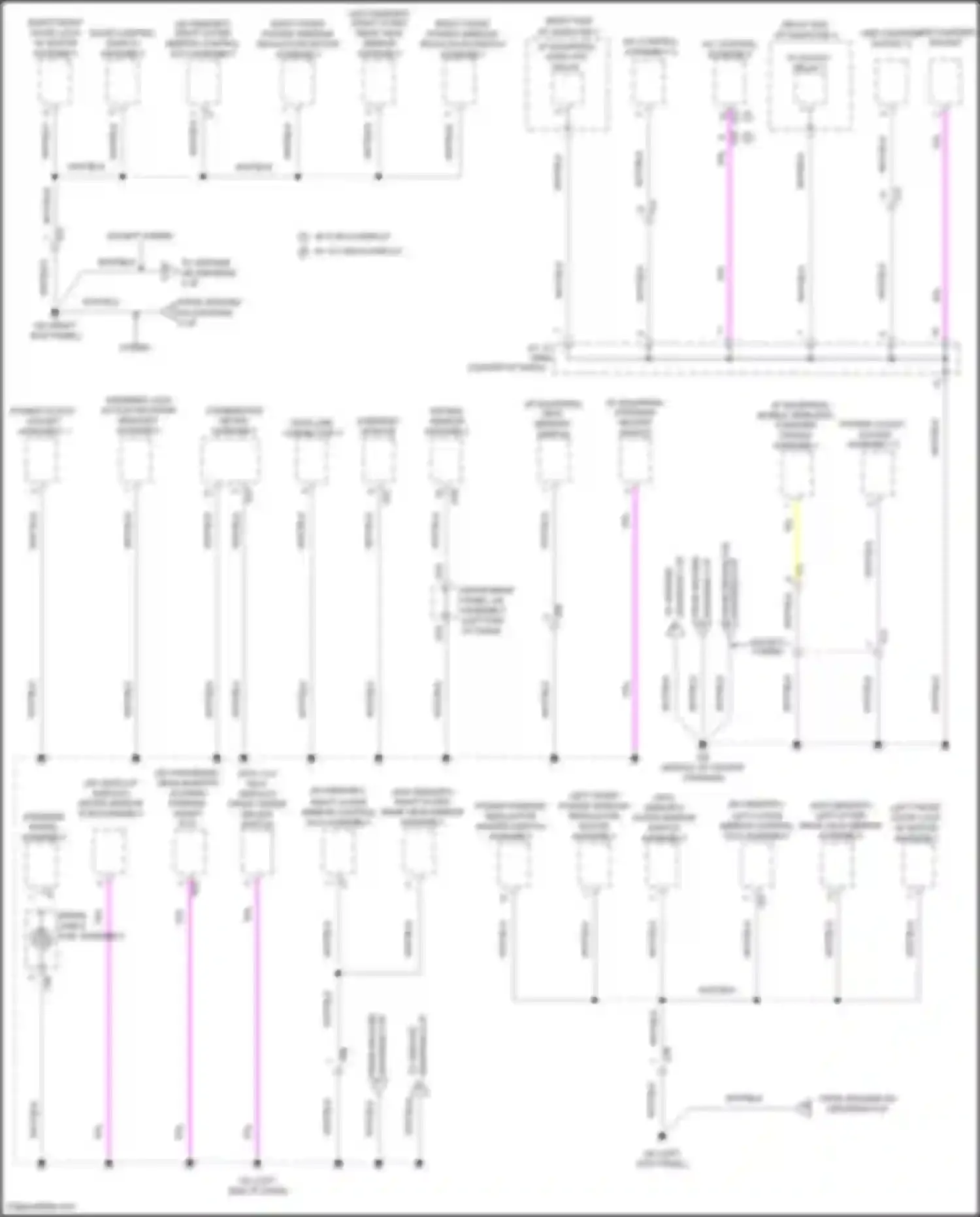 Highlander Toyota IV (2019-2024): Ground distribution circuit (5 of 9)