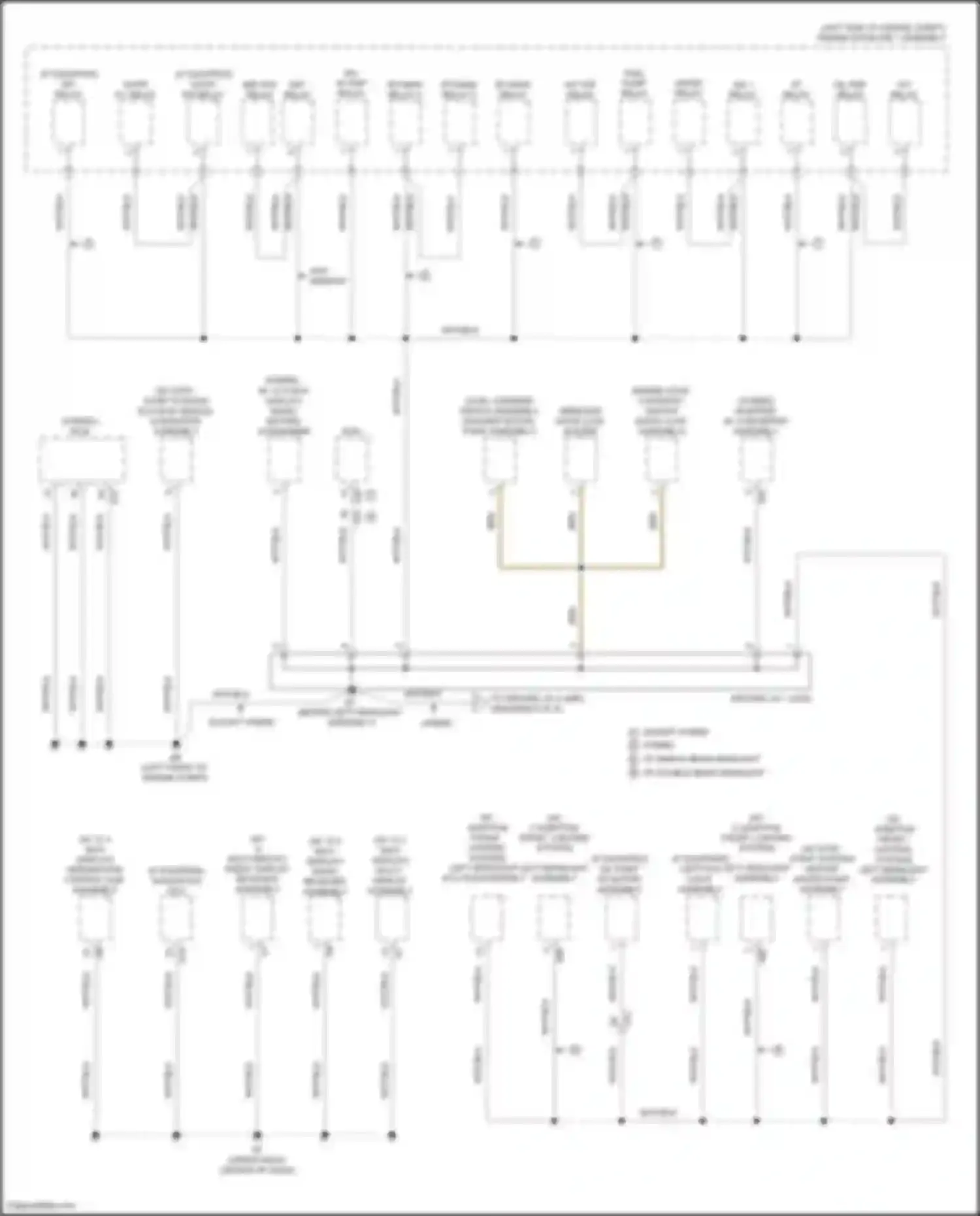 Highlander Toyota IV (2019-2024): Ground distribution circuit (7 of 9)