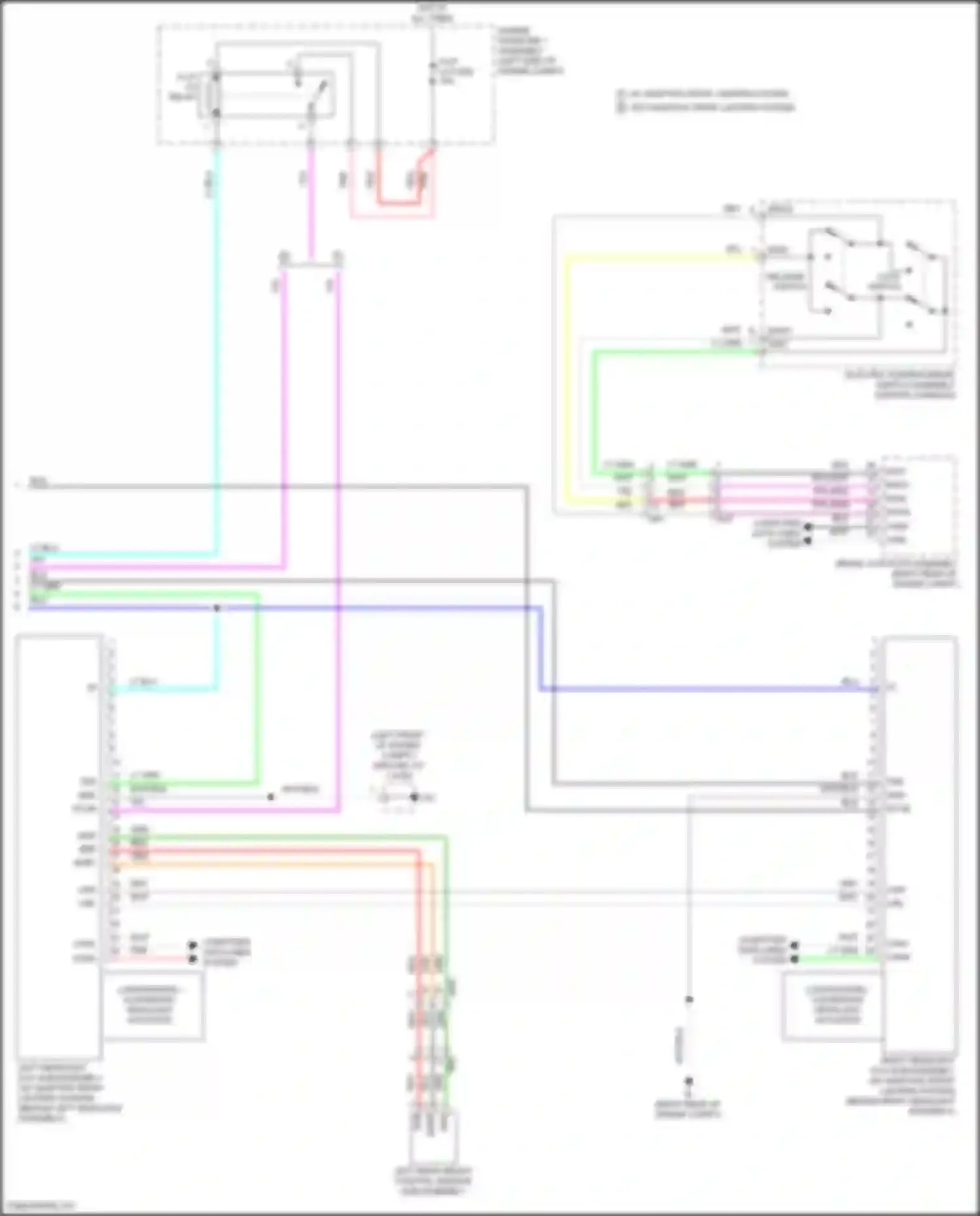 Highlander Toyota IV (2019-2024): Headlights circuit (4 of 4)