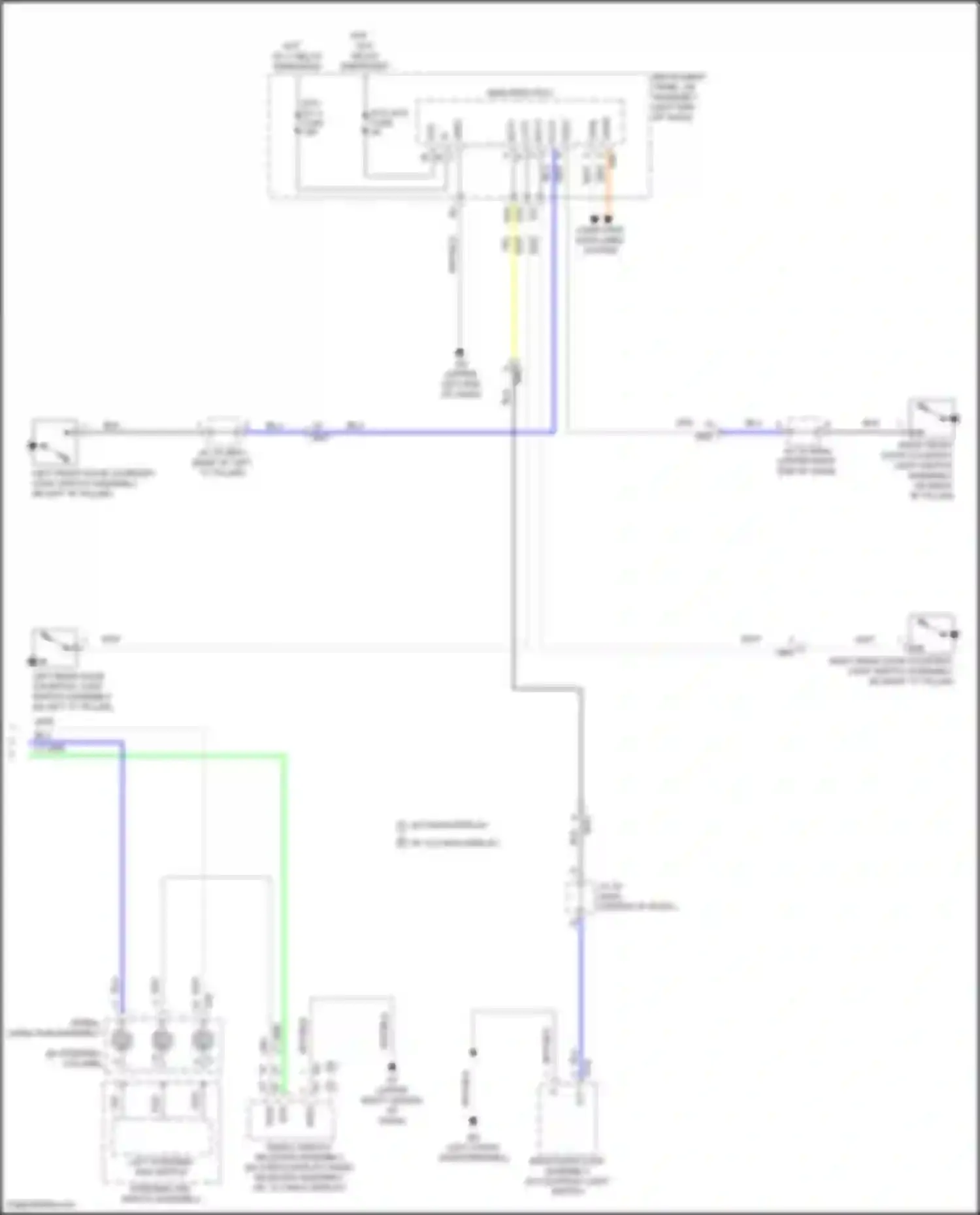 Highlander Toyota IV (2019-2024): Instrument cluster circuit, hybrid (3 of 3)