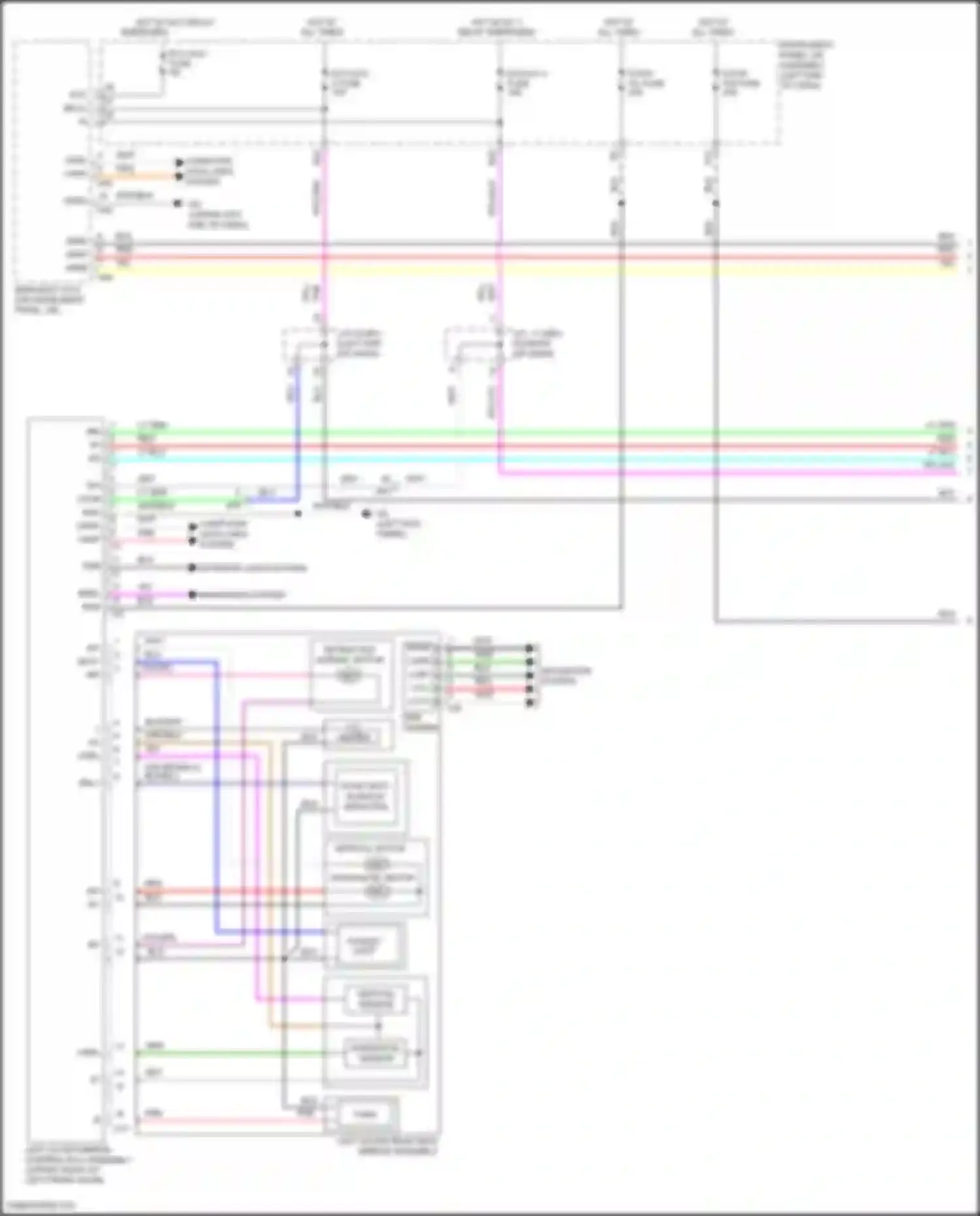 Highlander Toyota IV (2019-2024): Memory mirrors circuit (1 of 2)