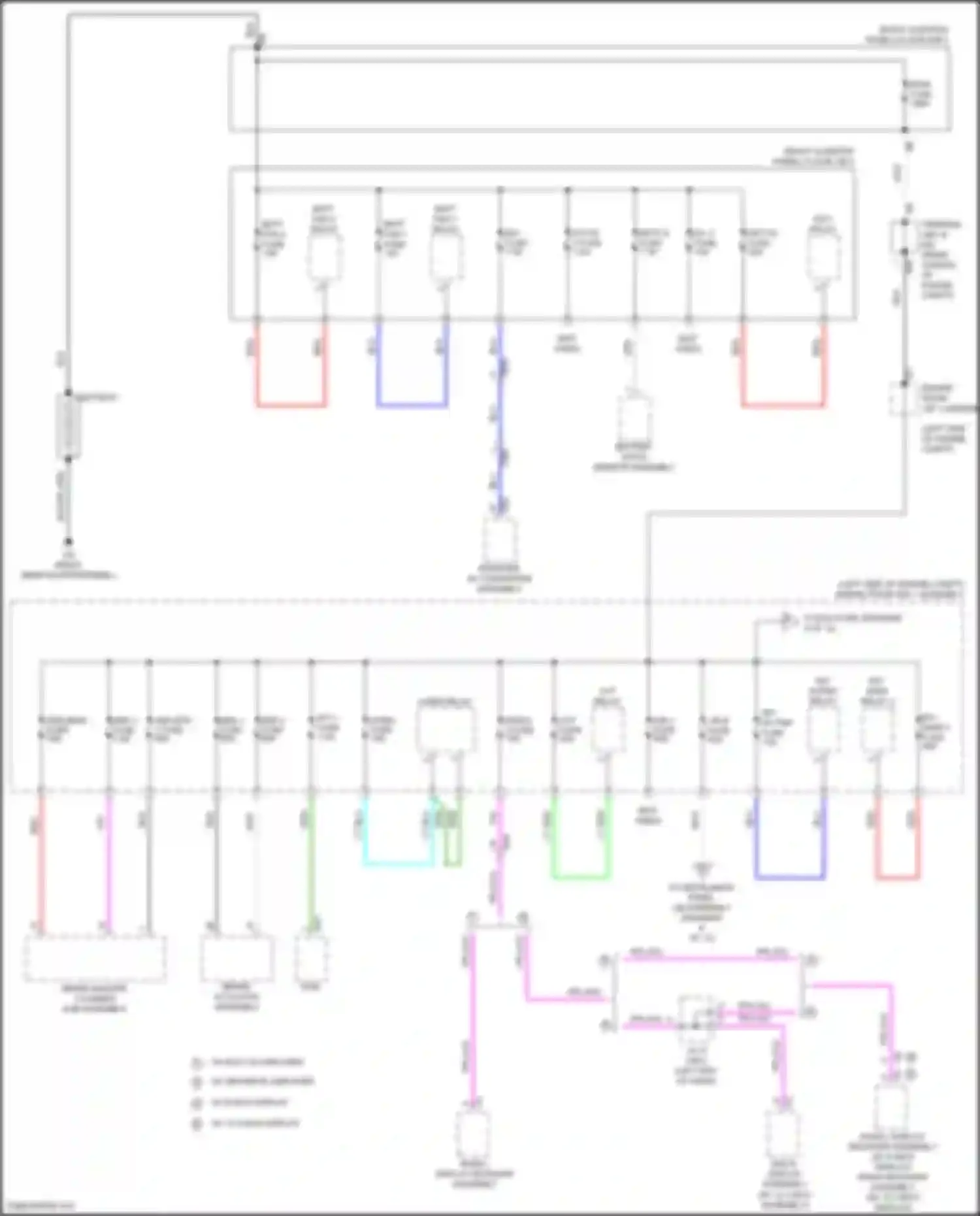 Highlander Toyota IV (2019-2024): Power distribution circuit, hybrid (1 of 12)