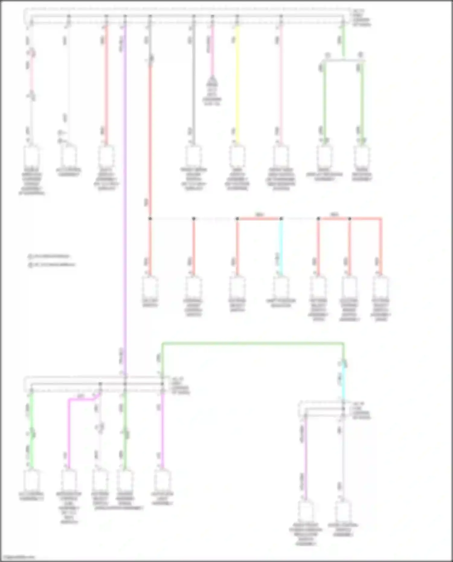 Highlander Toyota IV (2019-2024): Power distribution circuit, hybrid (10 of 12)