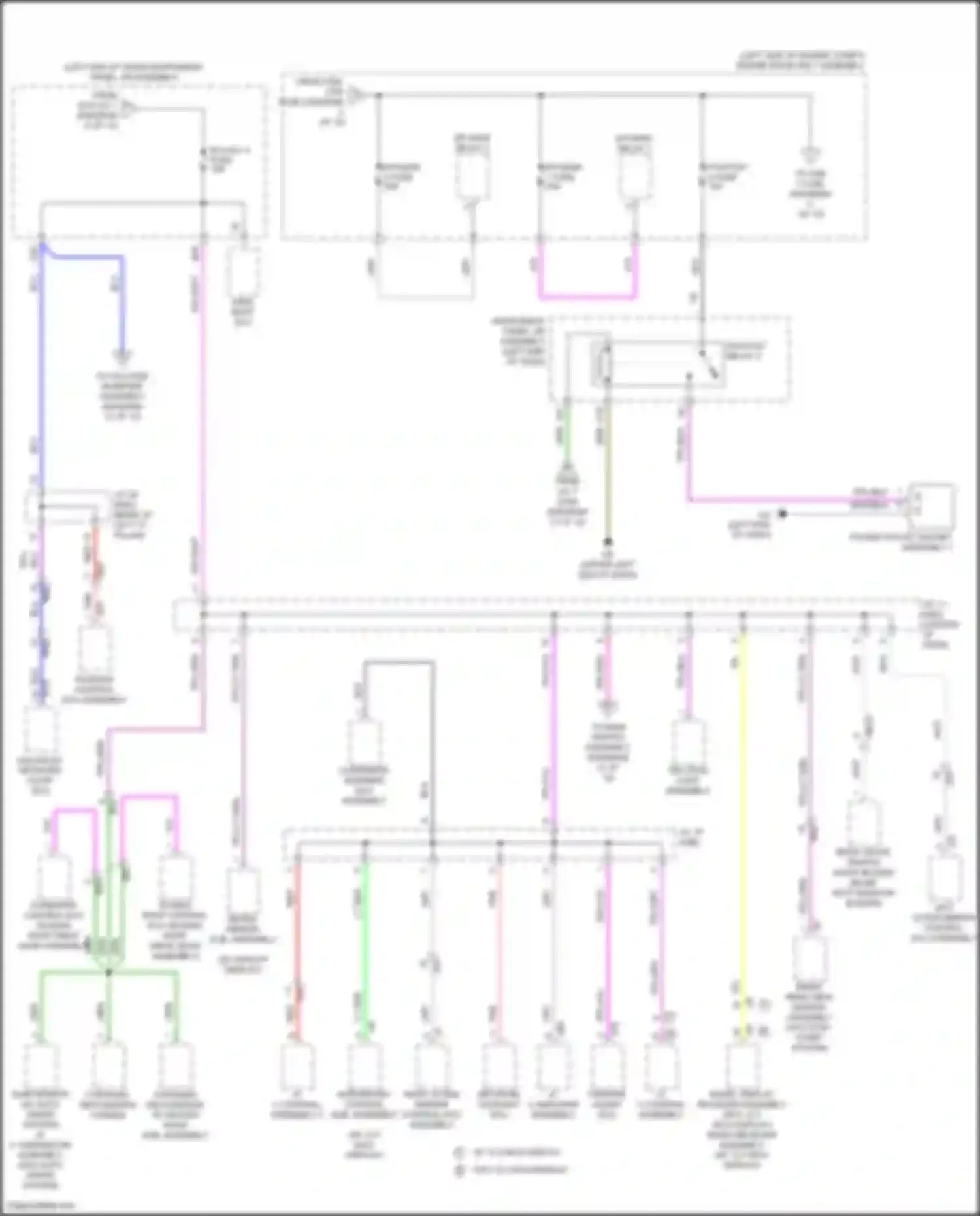 Highlander Toyota IV (2019-2024): Power distribution circuit, hybrid (3 of 12)