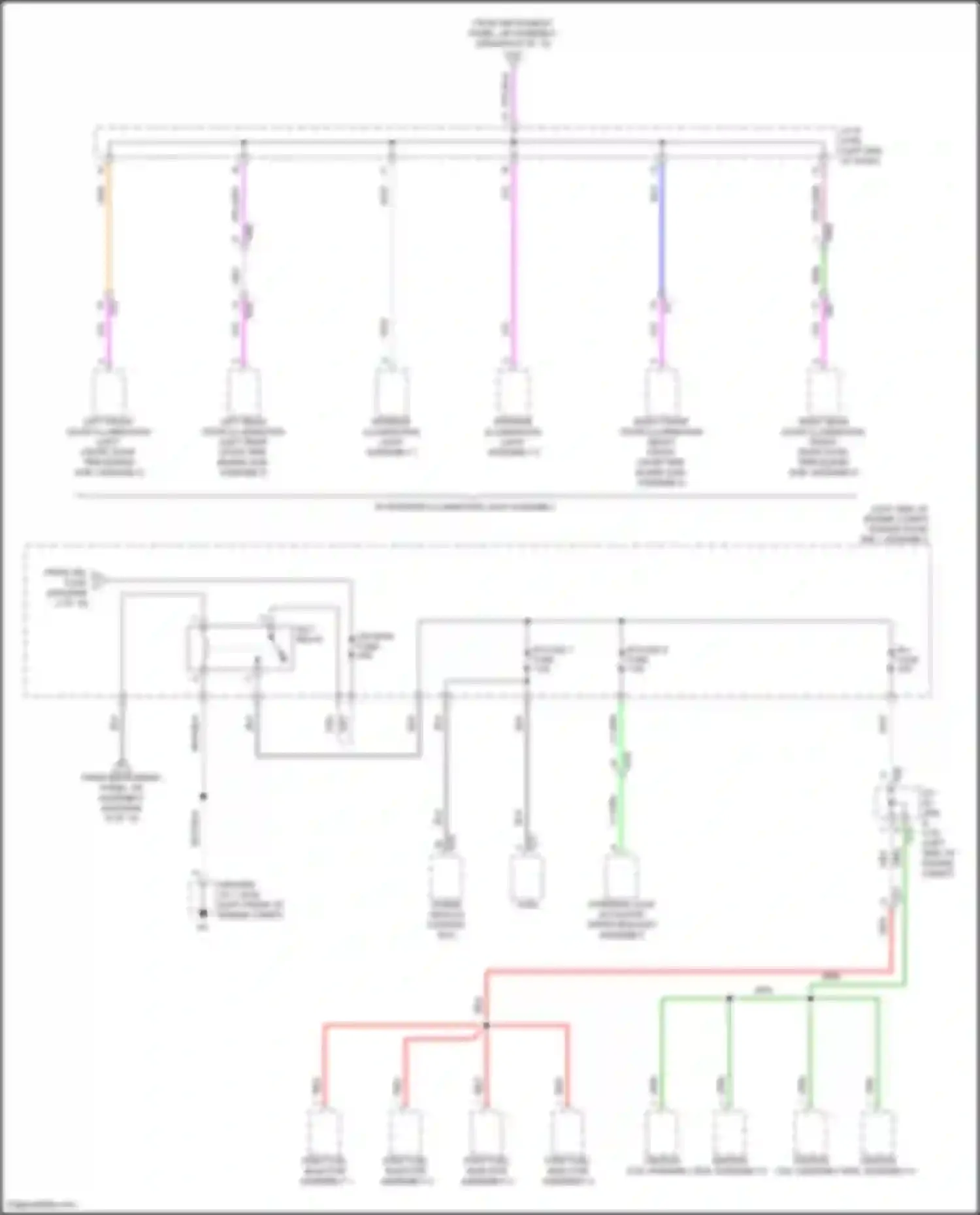 Highlander Toyota IV (2019-2024): Power distribution circuit, hybrid (5 of 12)