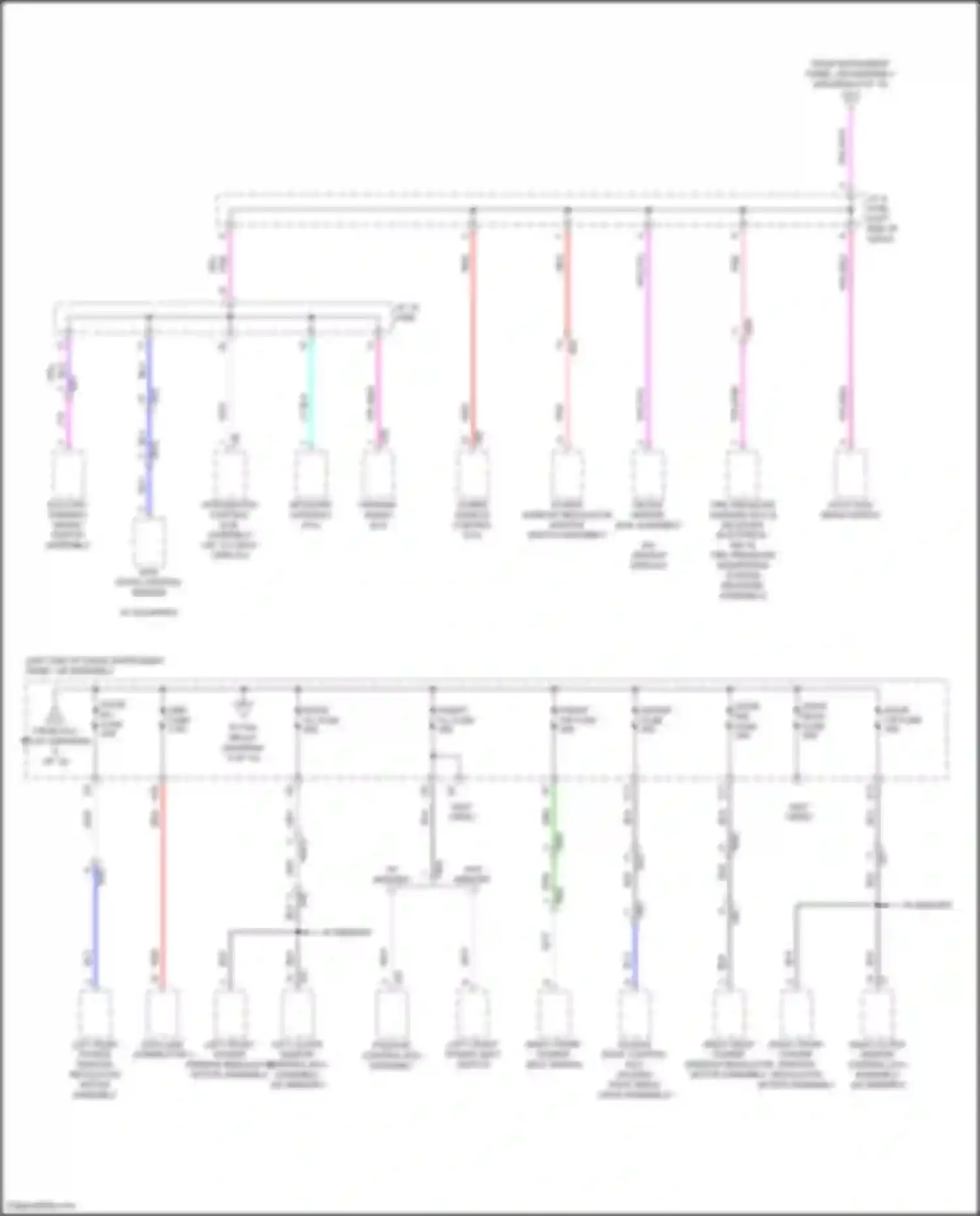 Highlander Toyota IV (2019-2024): Power distribution circuit, hybrid (7 of 12)