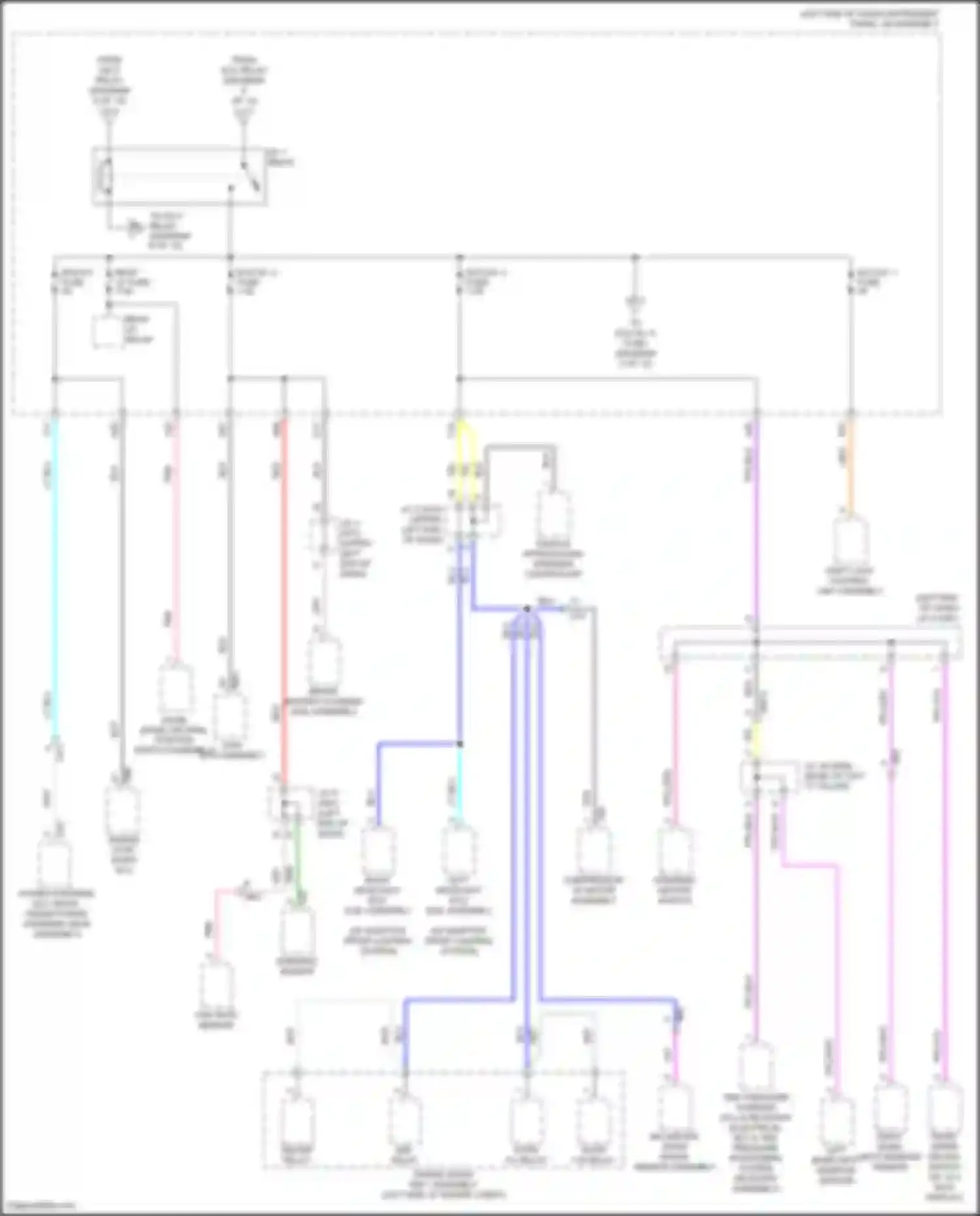 Highlander Toyota IV (2019-2024): Power distribution circuit, hybrid (8 of 12)