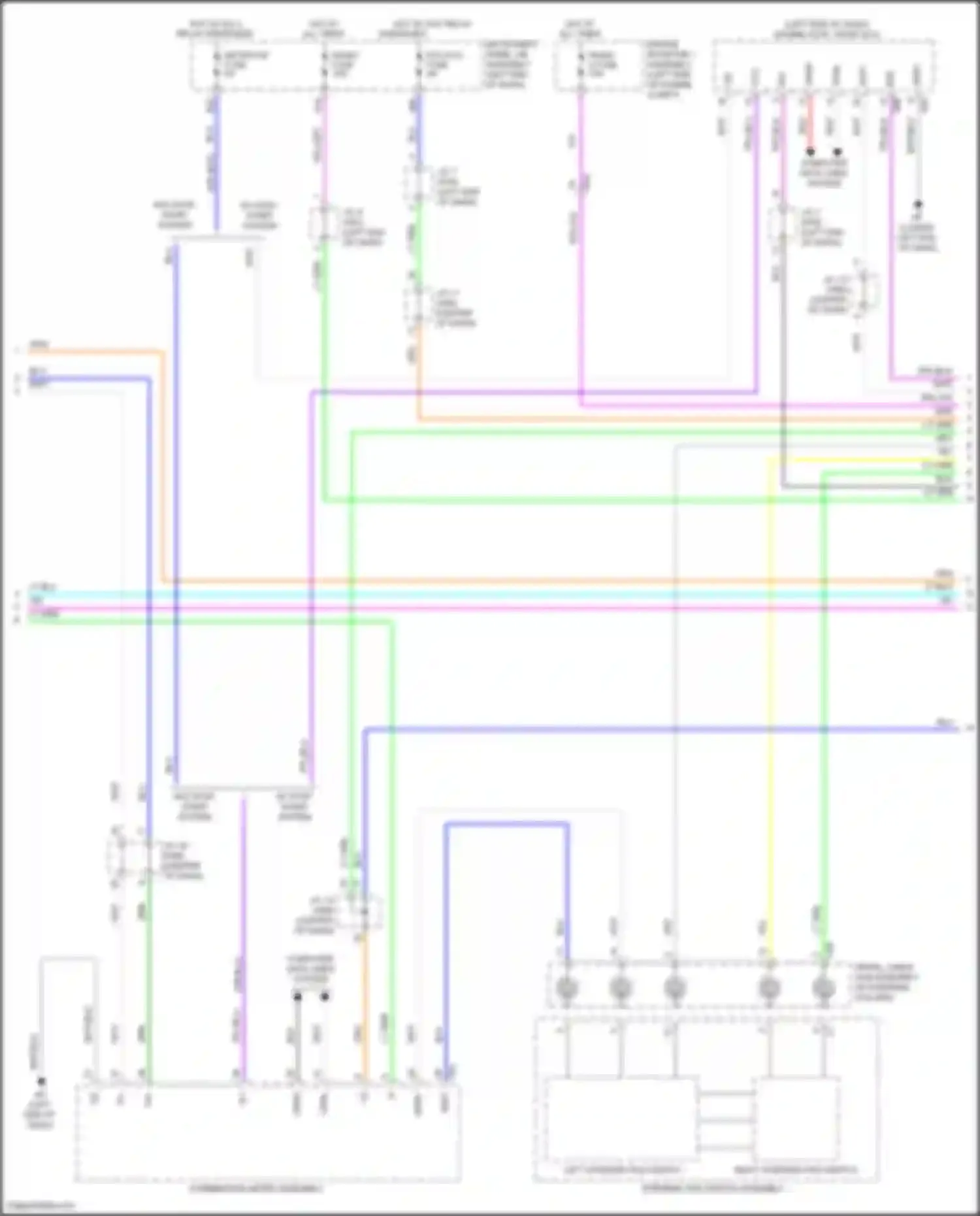 Highlander Toyota IV (2019-2024): Radio circuit, w/ built-in amplifier (2 of 4)