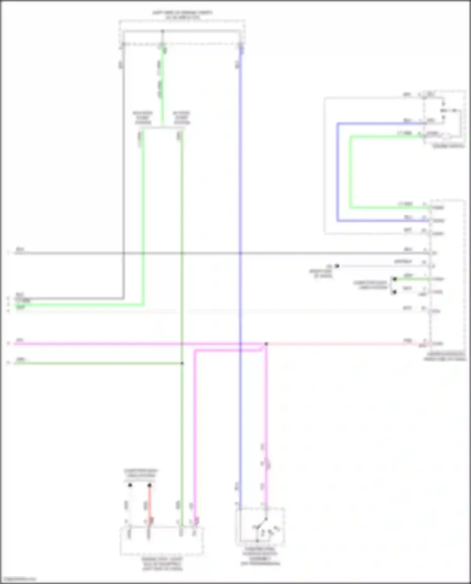Highlander Toyota IV (2019-2024): Starting circuit (2 of 2)