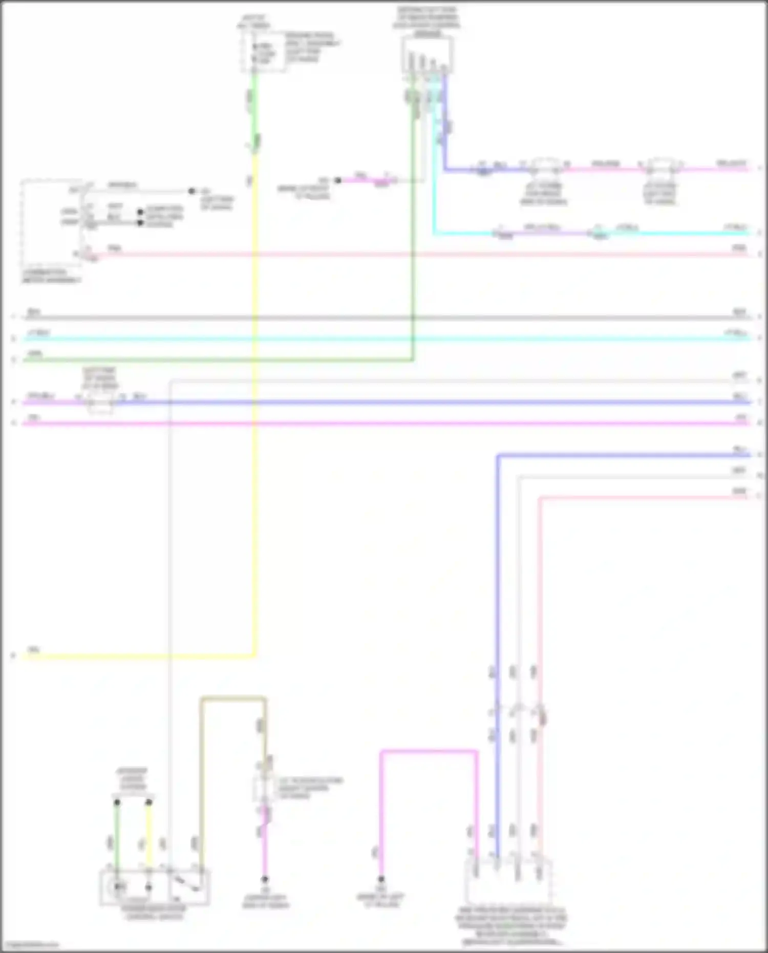 Highlander Toyota IV (2019-2024): Back door opener circuit, w/ power back door (2 of 3)