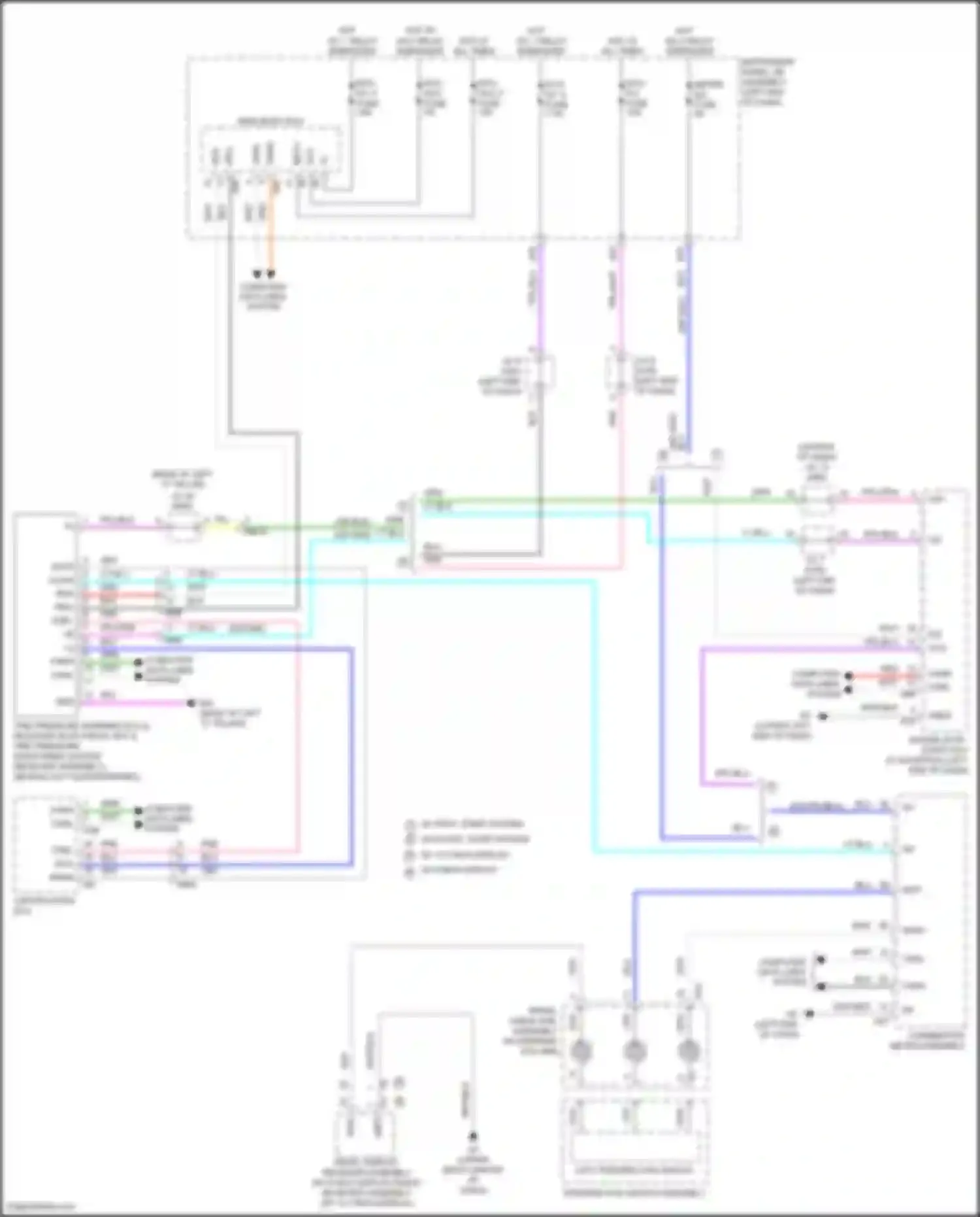 Highlander Toyota IV (2019-2024): Tire pressure monitoring circuit