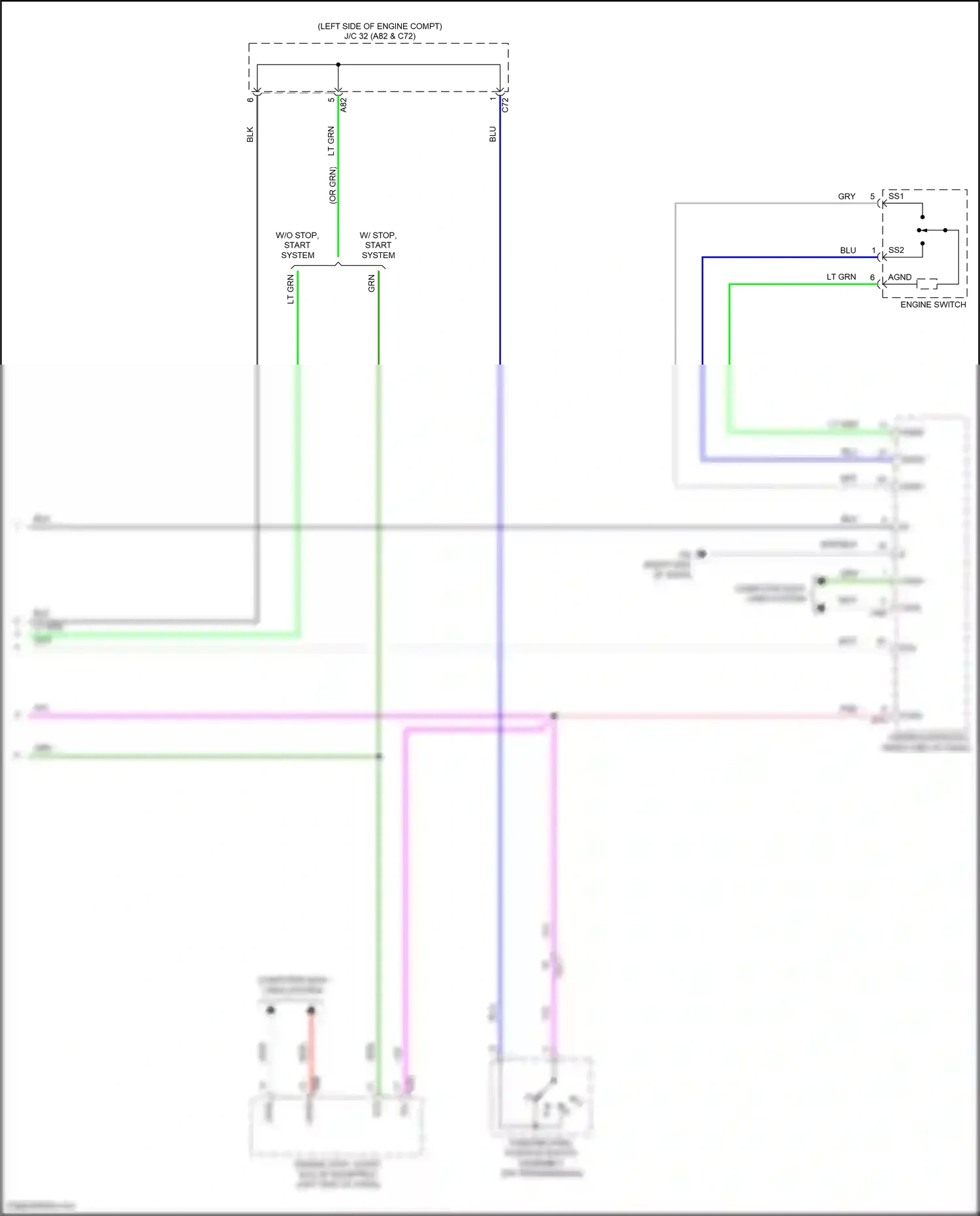 Toyota Highlander IV (2019-2024) computer data lines system wiring diagram  (37 of 122)
