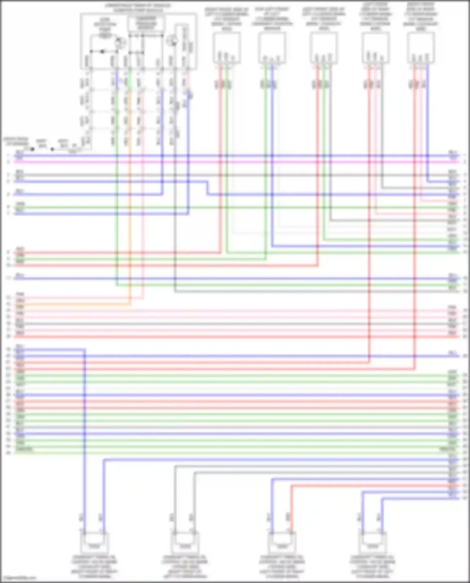 Car Wiring Diagrams for Land Cruiser Toyota 200 facelift 2 (2015-2021): Wiring diagram engine performance 5.7l (5 of 7)