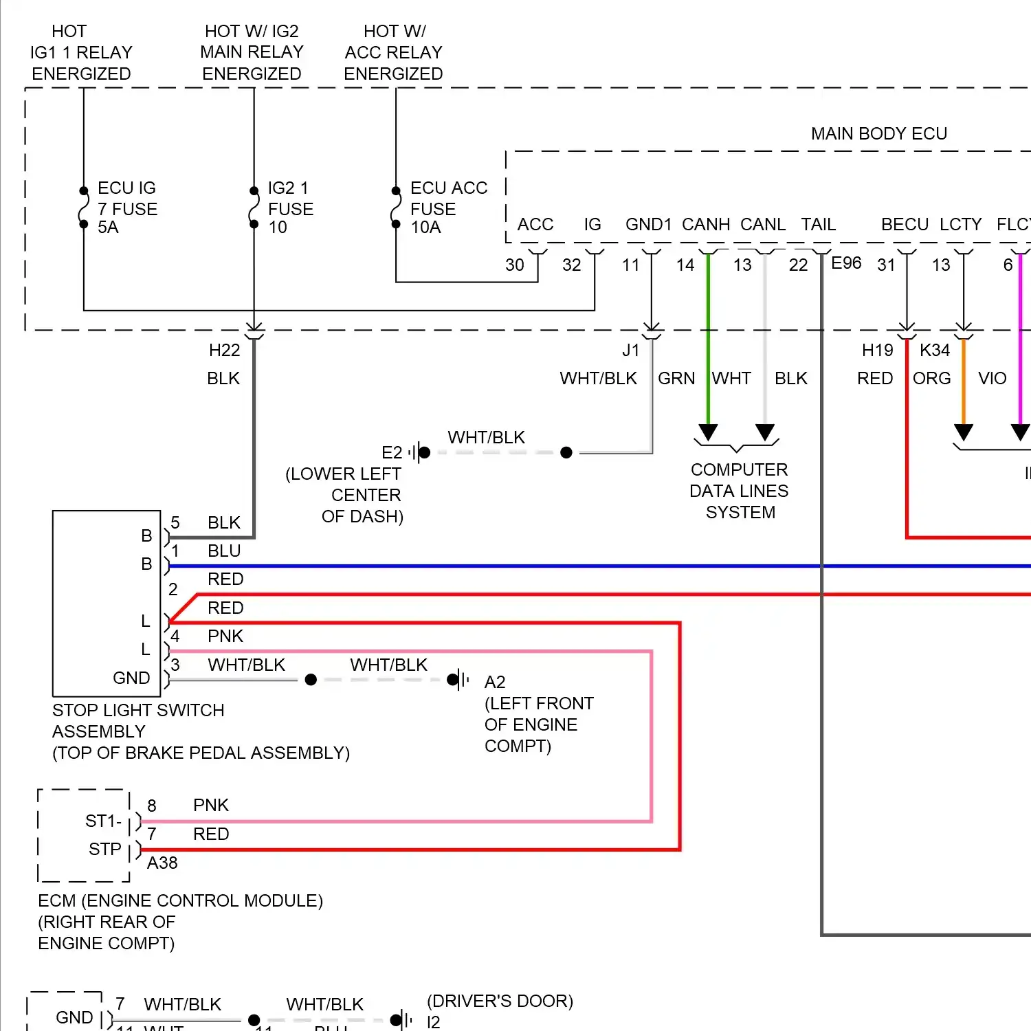 demo - Exterior lamps circuit (1 of 2) Exterior lamps circuit (1 of 2)