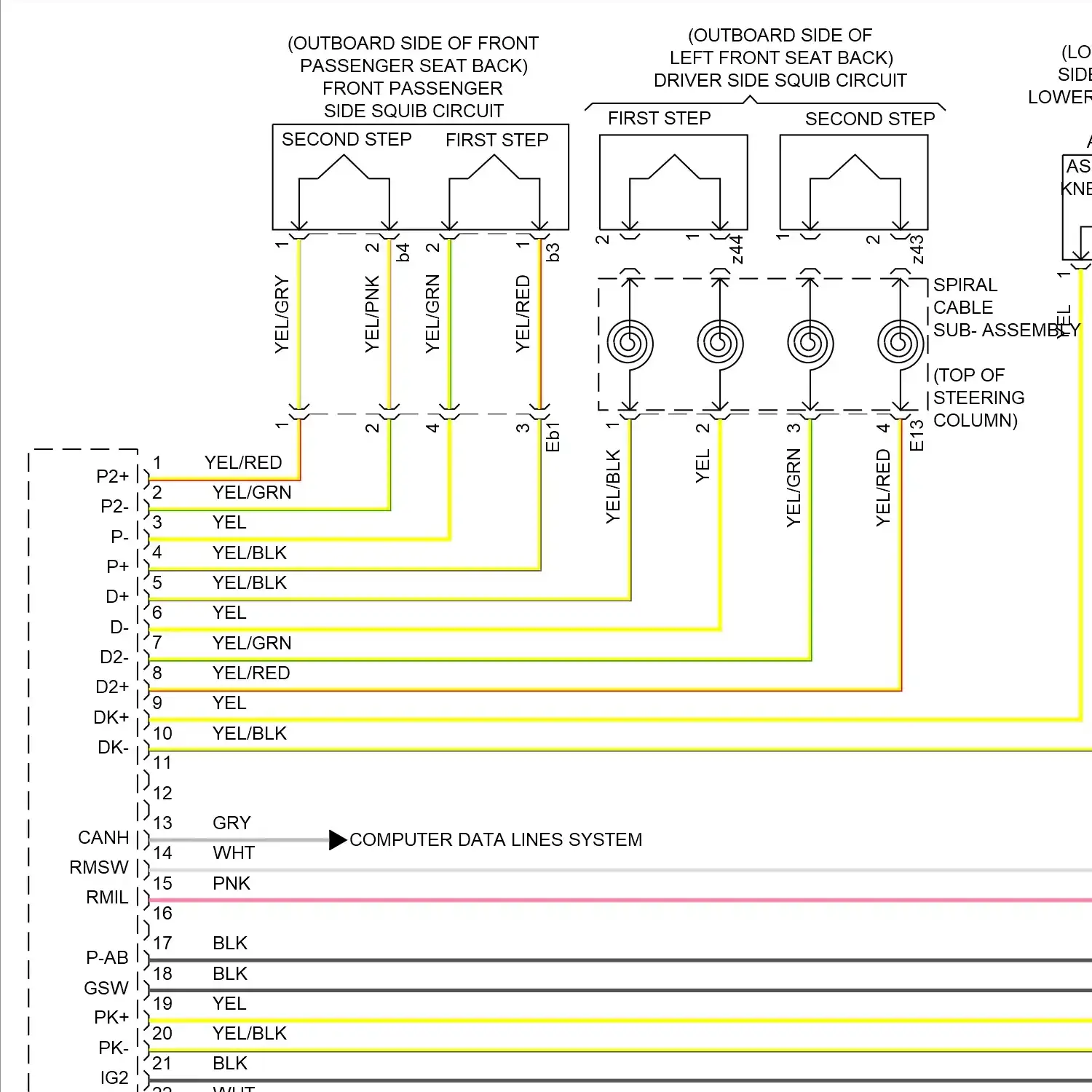 demo - Supplemental restraints circuit (1 of 3) Supplemental restraints circuit (1 of 3)