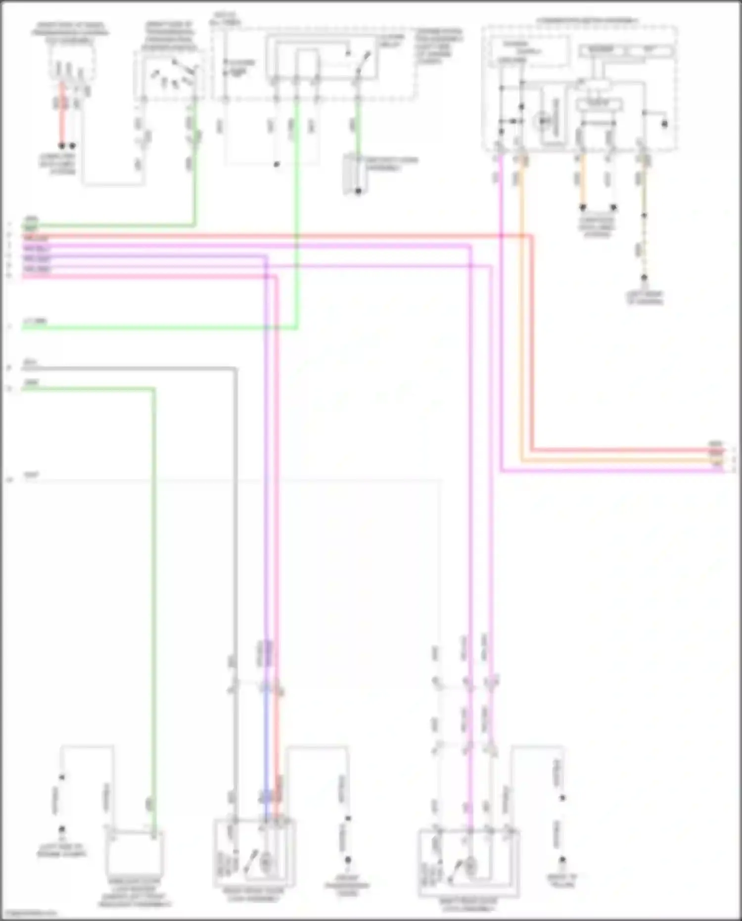 Wiring diagram combination meter assembly for Toyota Land Cruiser 200 facelift 2 (2015-2021) (22 of 32)