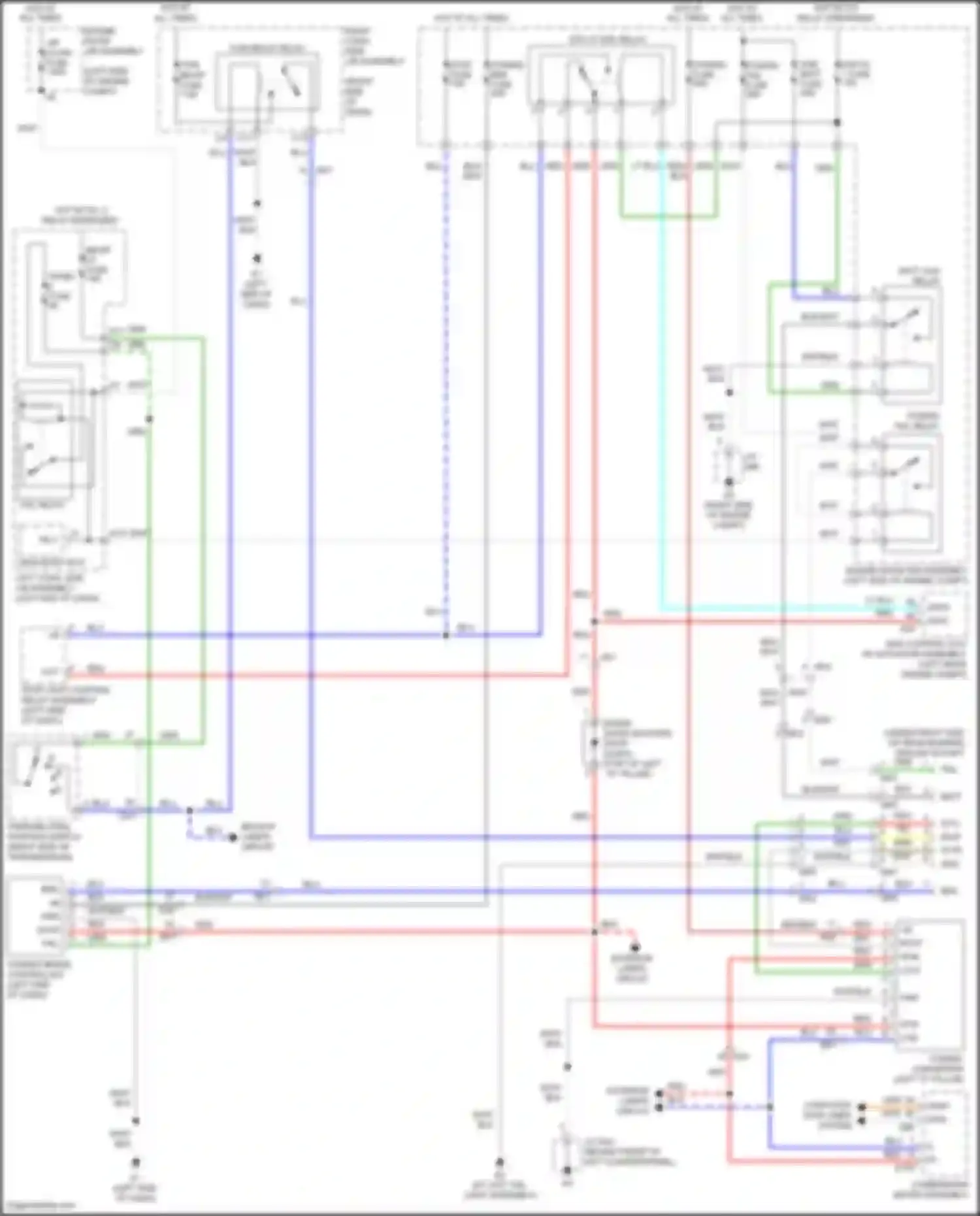 Wiring diagram combination meter assembly for Toyota Land Cruiser 200 facelift 2 (2015-2021) (20 of 32)