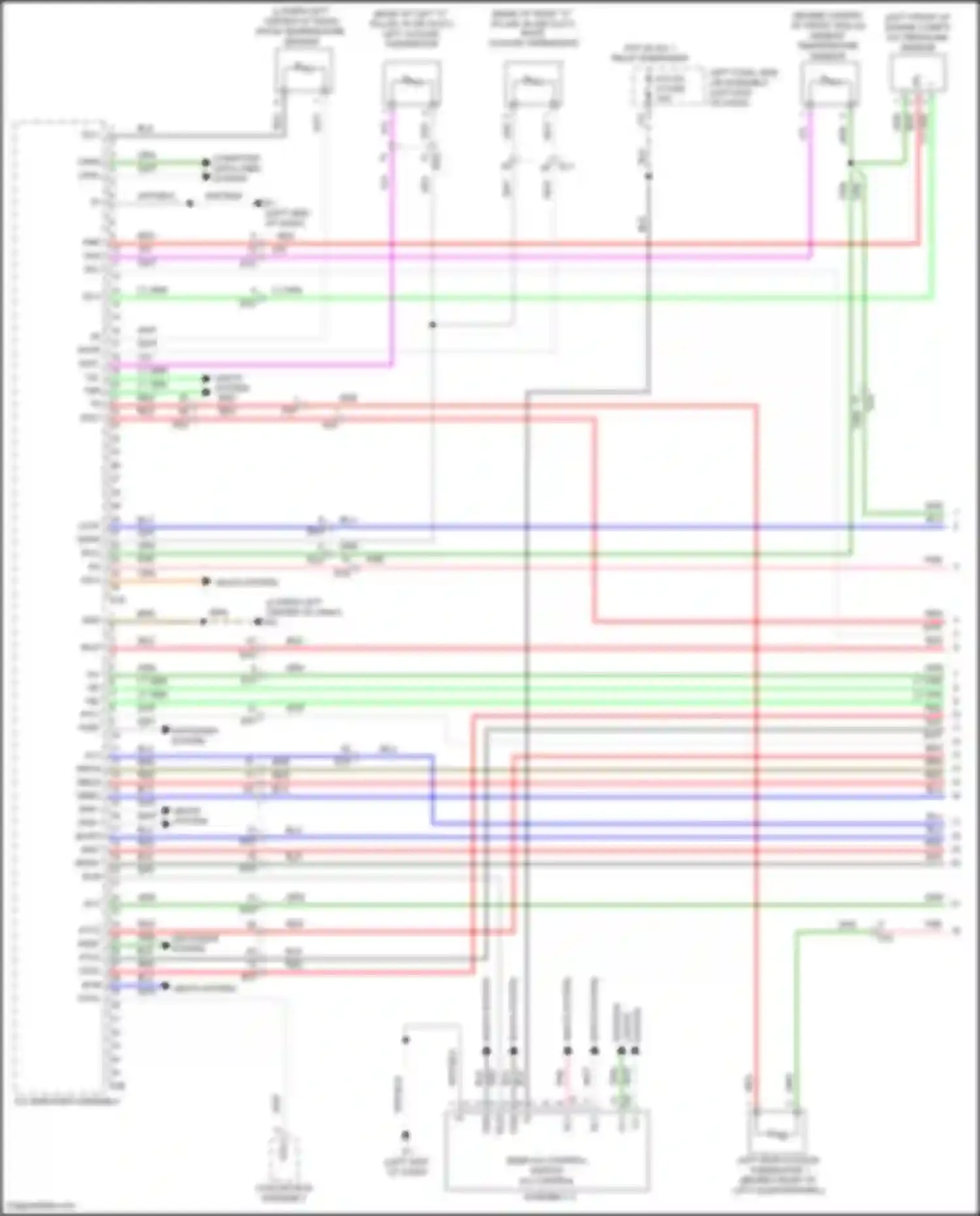 Wiring diagram computer data lines system for Toyota Land Cruiser 200 facelift 2 (2015-2021) (11 of 64)