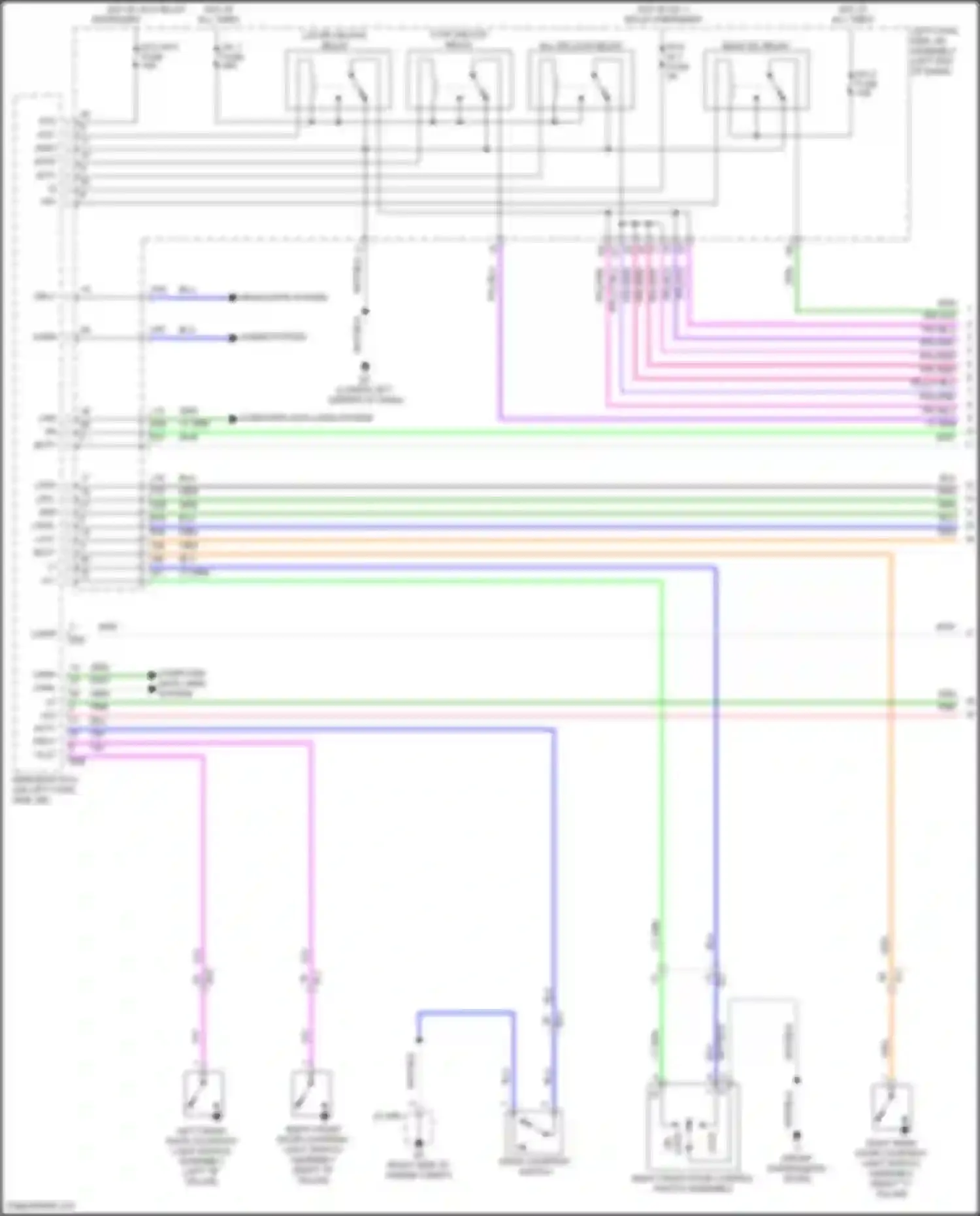 Wiring diagram computer data lines system for Toyota Land Cruiser 200 facelift 2 (2015-2021) (36 of 64)