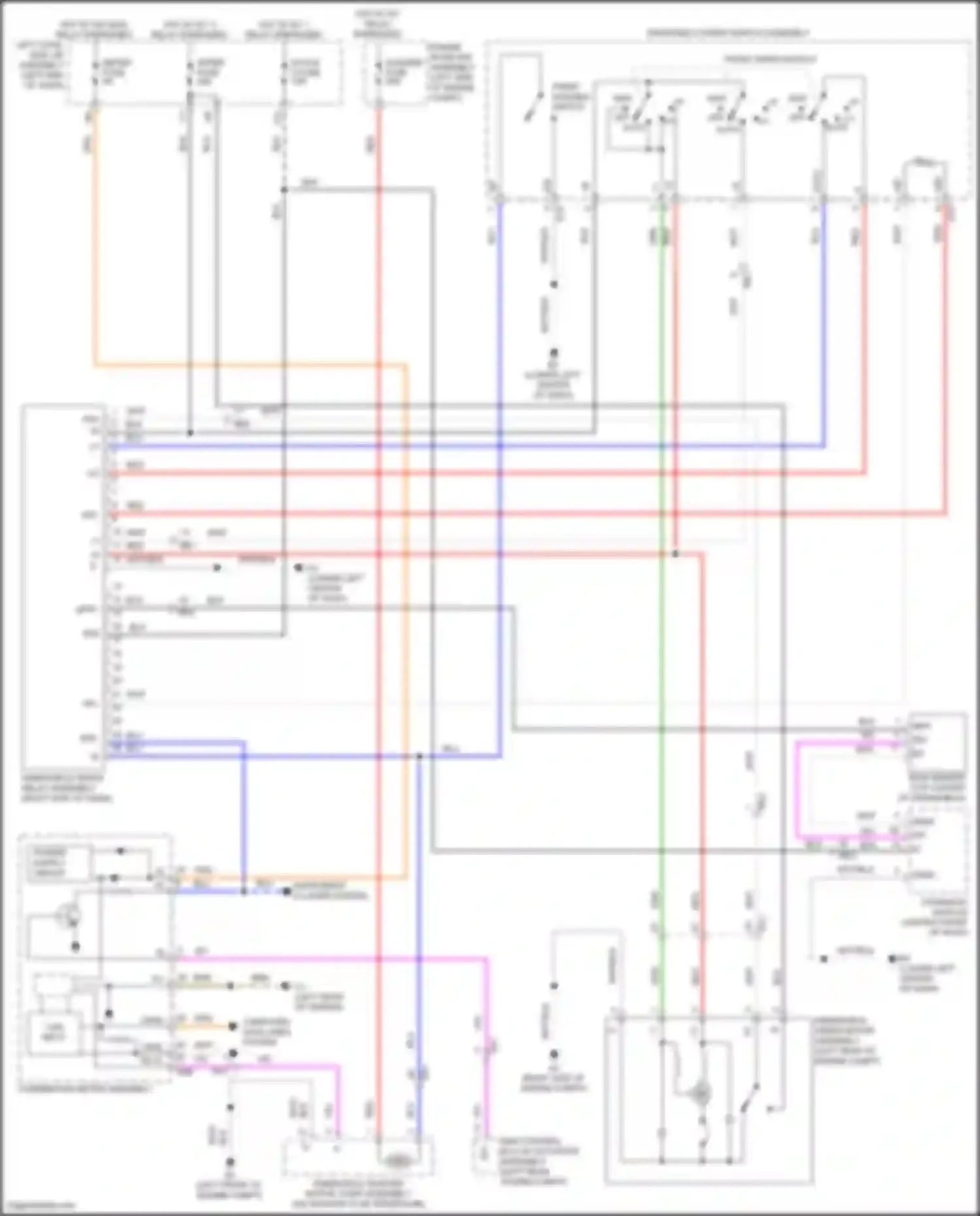 Wiring diagram computer data lines system for Toyota Land Cruiser 200 facelift 2 (2015-2021) (44 of 64)