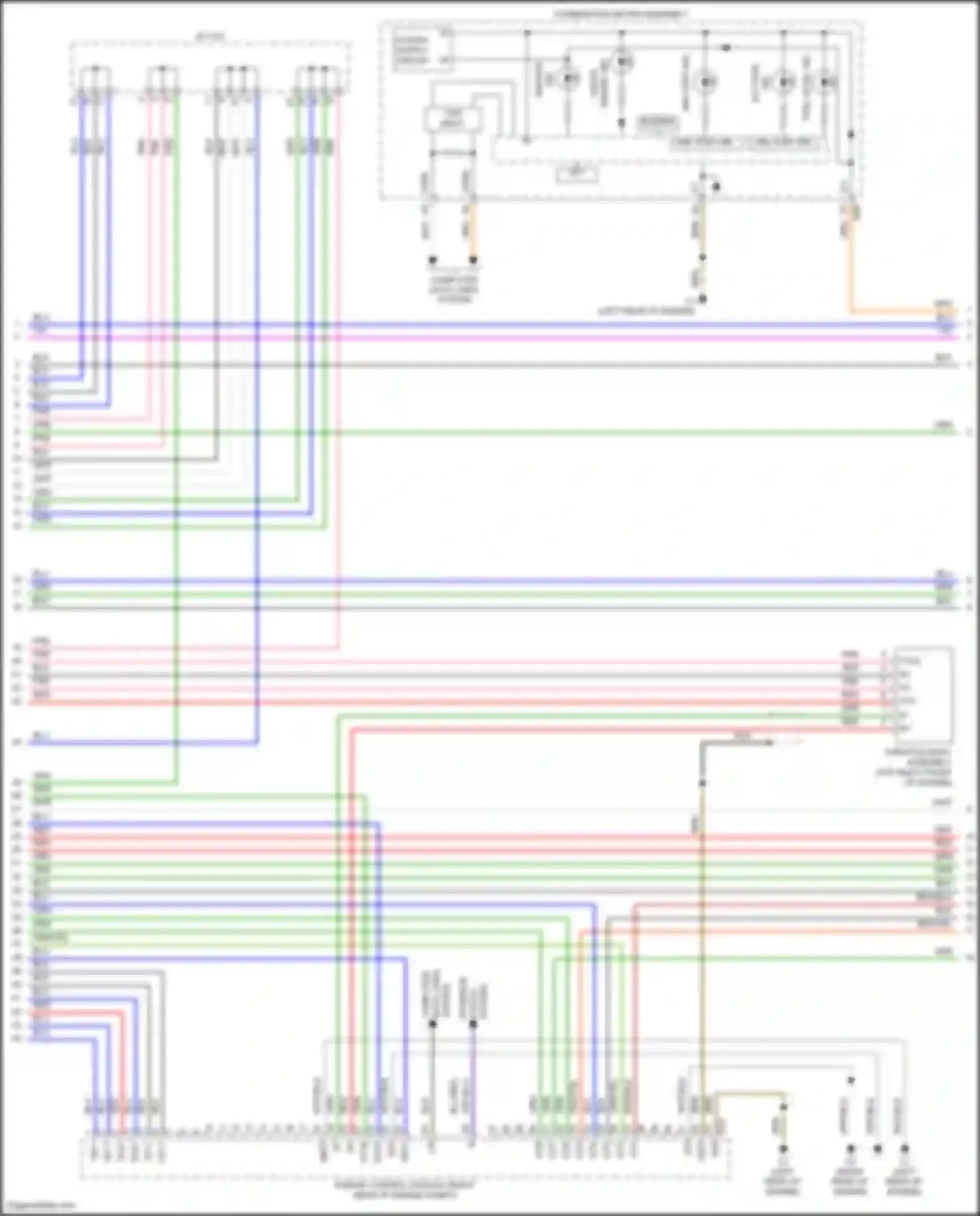 Wiring diagram computer data lines system for Toyota Land Cruiser 200 facelift 2 (2015-2021) (63 of 64)