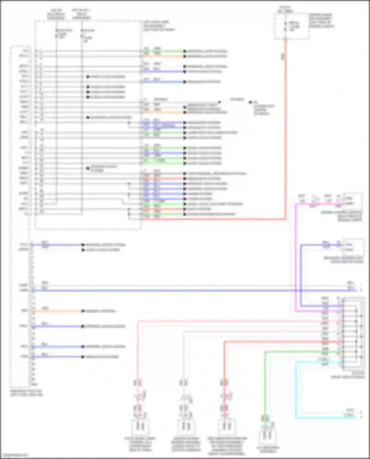Wiring diagram computer data lines system for Toyota Land Cruiser 200 facelift 2 (2015-2021) (61 of 64)