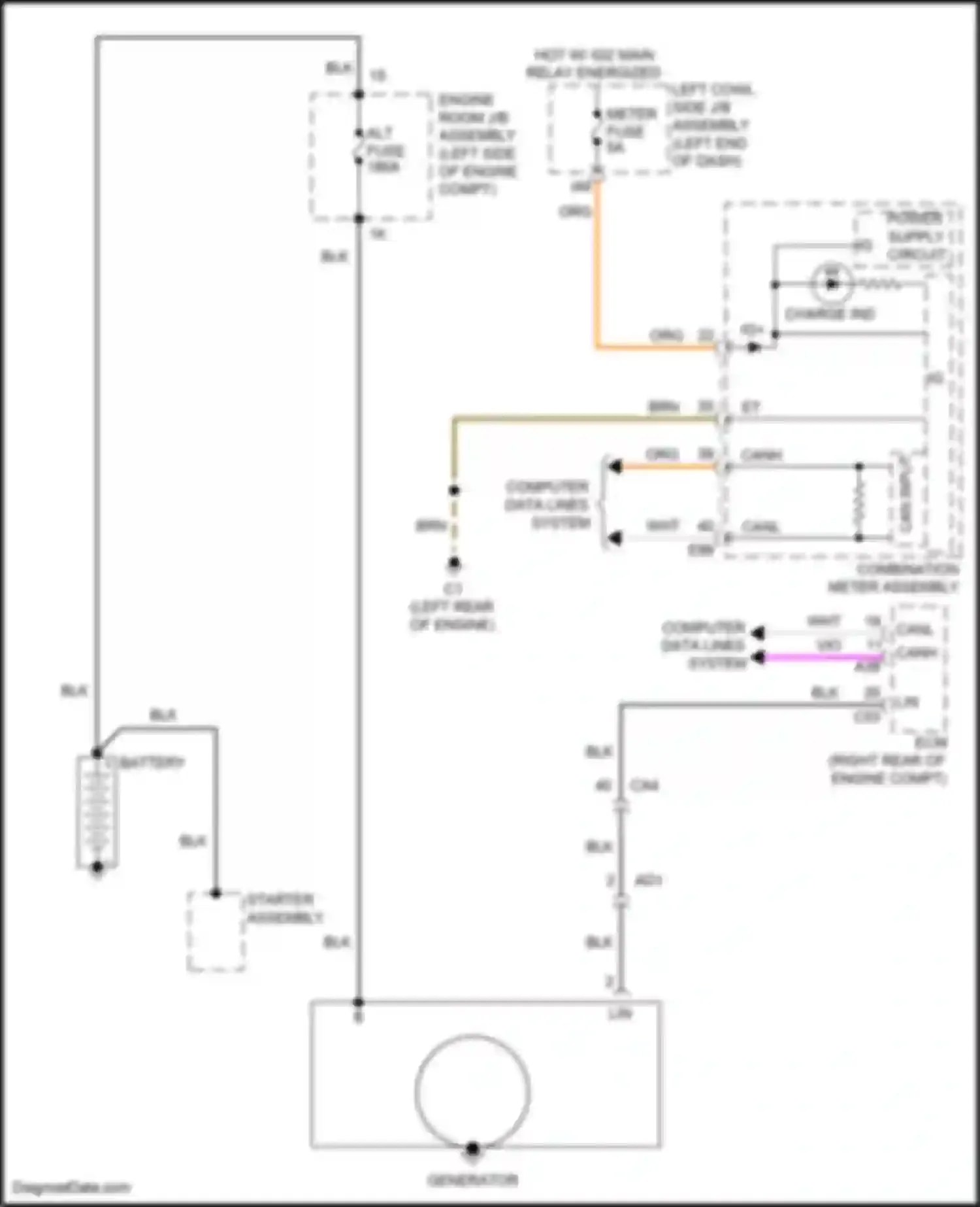 Wiring diagram computer data lines system for Toyota Land Cruiser 200 facelift 2 (2015-2021) (51 of 64)